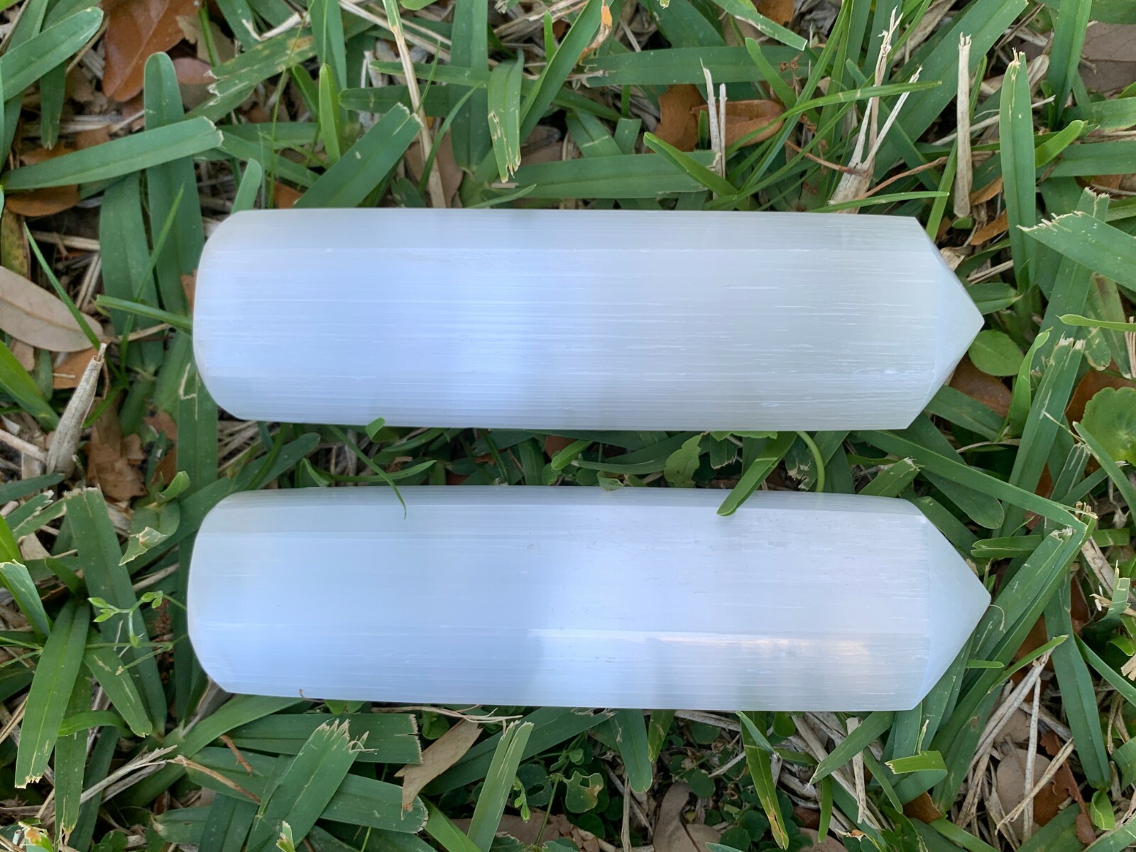 6″ Selenite Point, Point Selenite, Massage Wand, Fully Polished Selenite Point