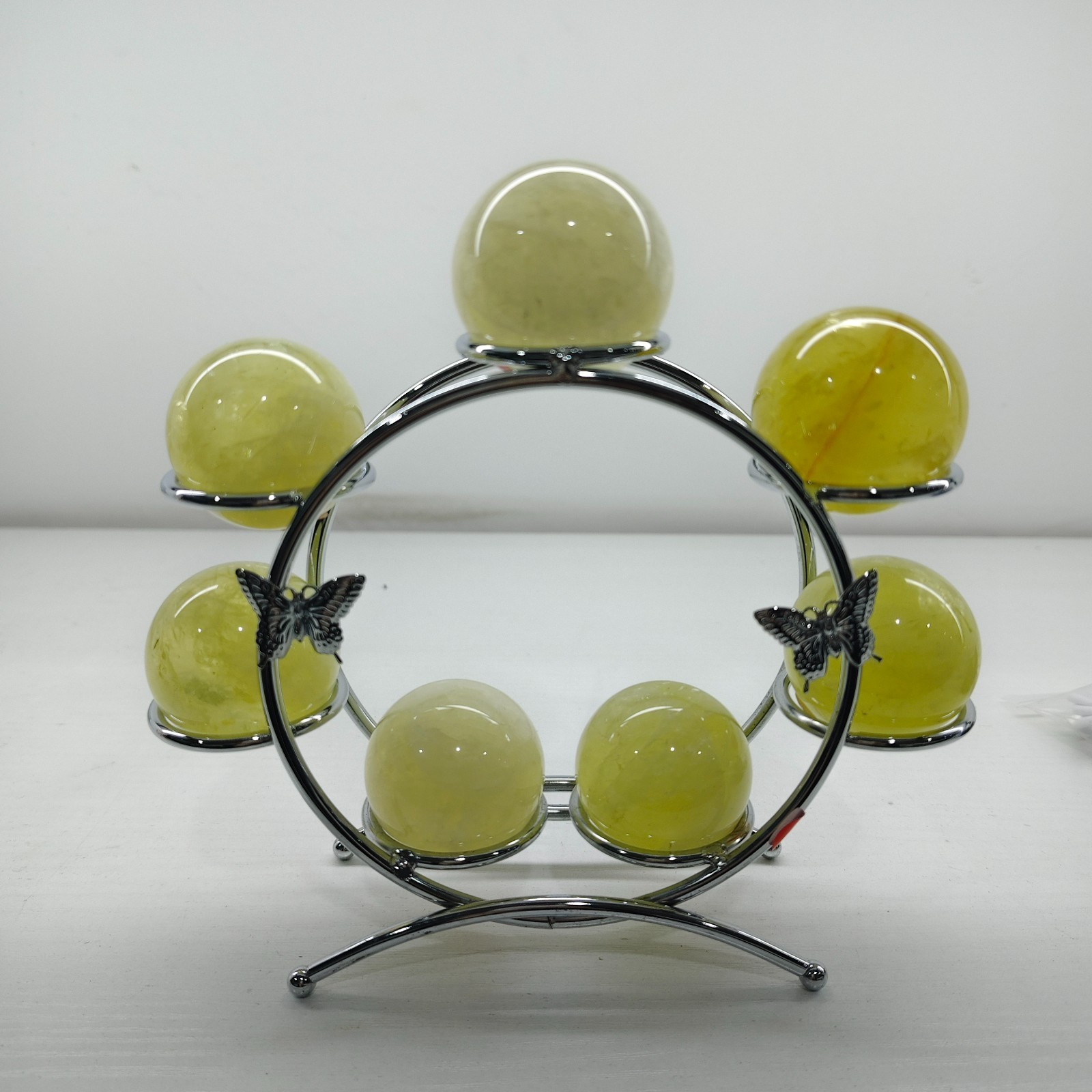 seven-sphere stand for crystal sphere