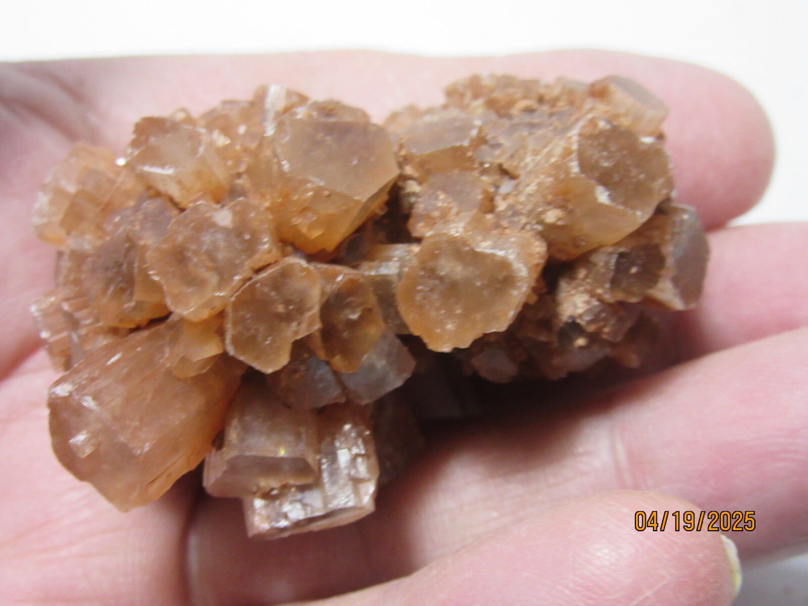 Aragonite Brown Crystal 2 3/16″ Mineral Morocco Collectible ABCMC-358