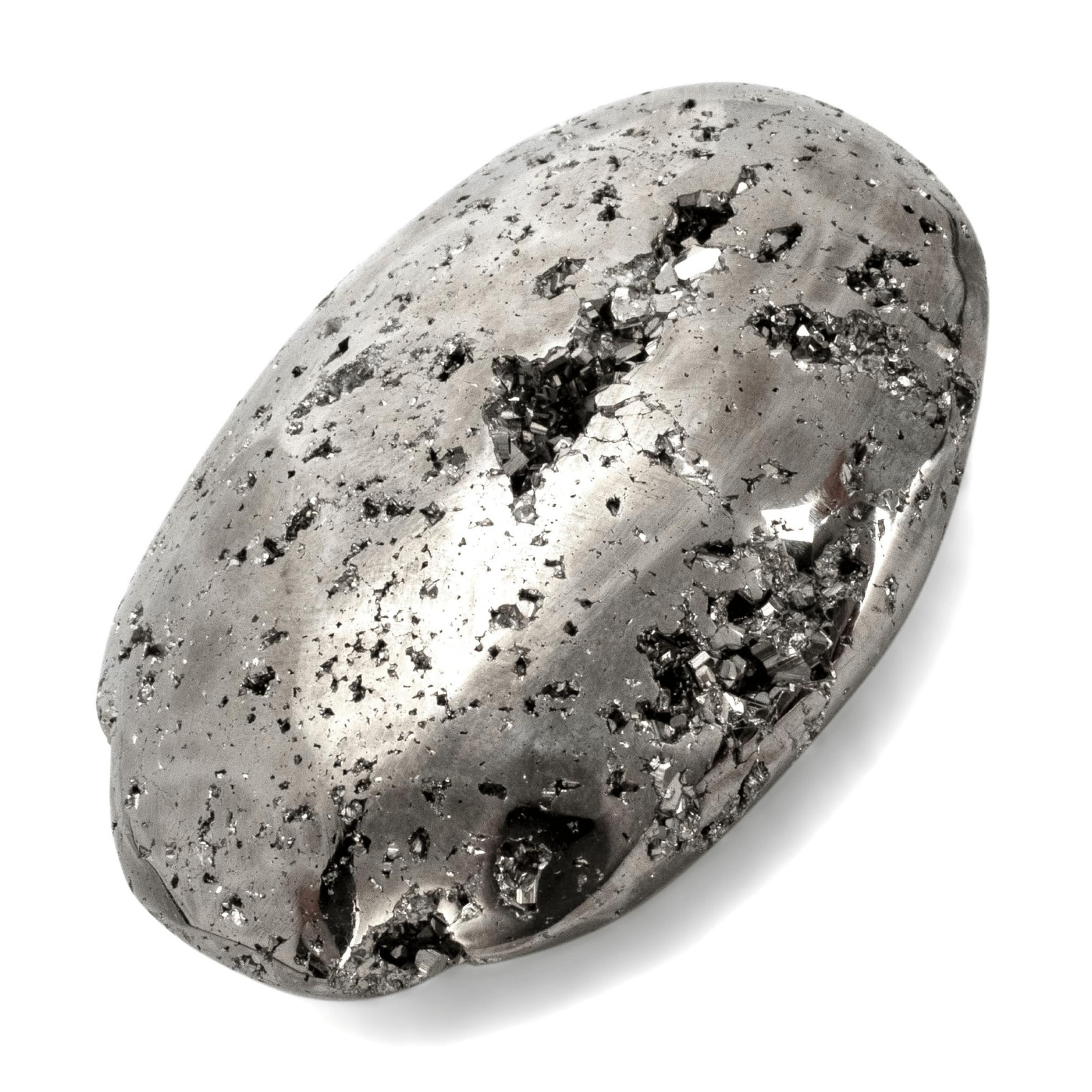 Pyrite Palm Stone – High Energy Iron Piedra Pirita from Spain with Healing Pr…