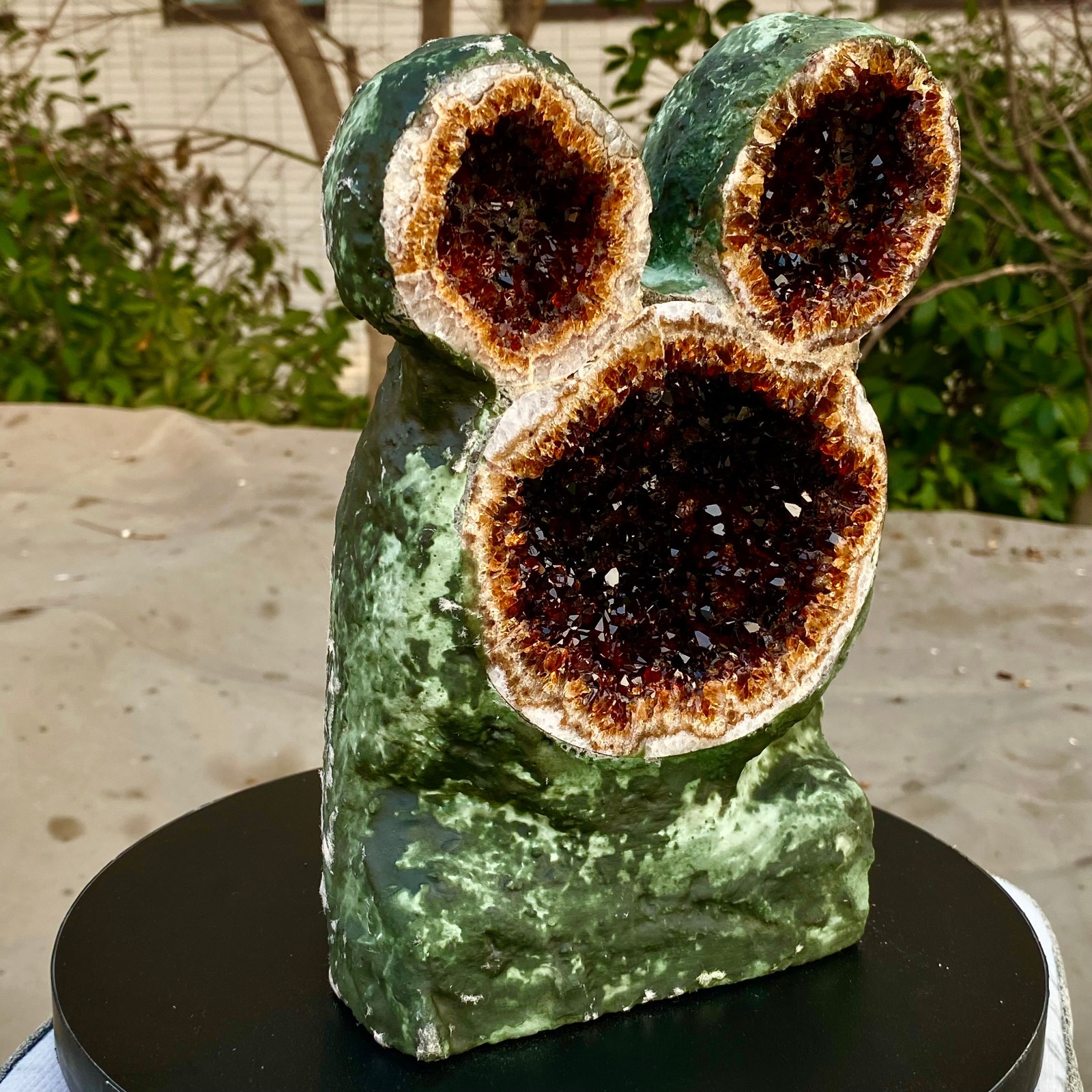 9.72LB Natural citrine cave citrine cluster dinosaur specimen Reiki