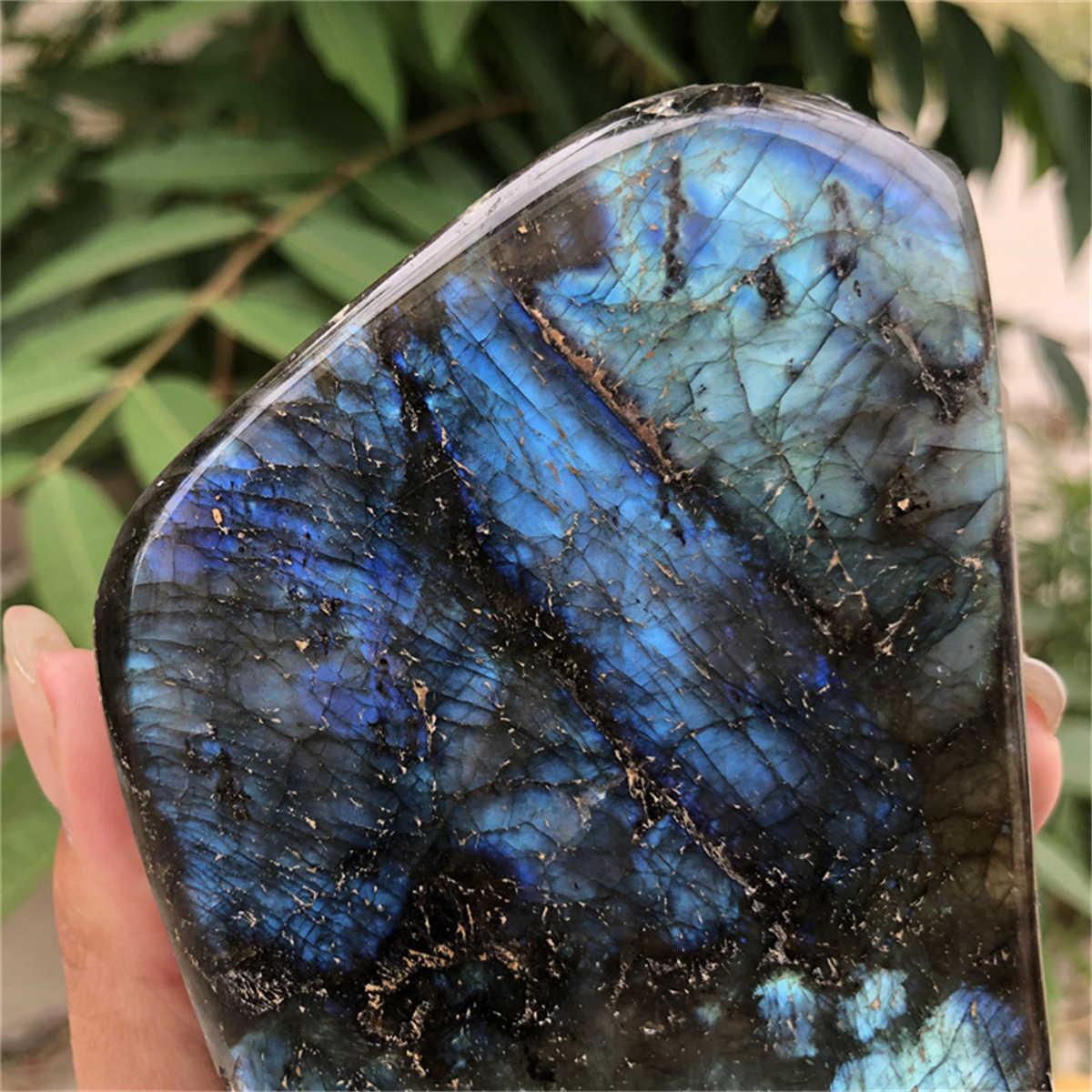 840g Natural Labradorite Mineral Quartz Crystal Mineral Reiki healing