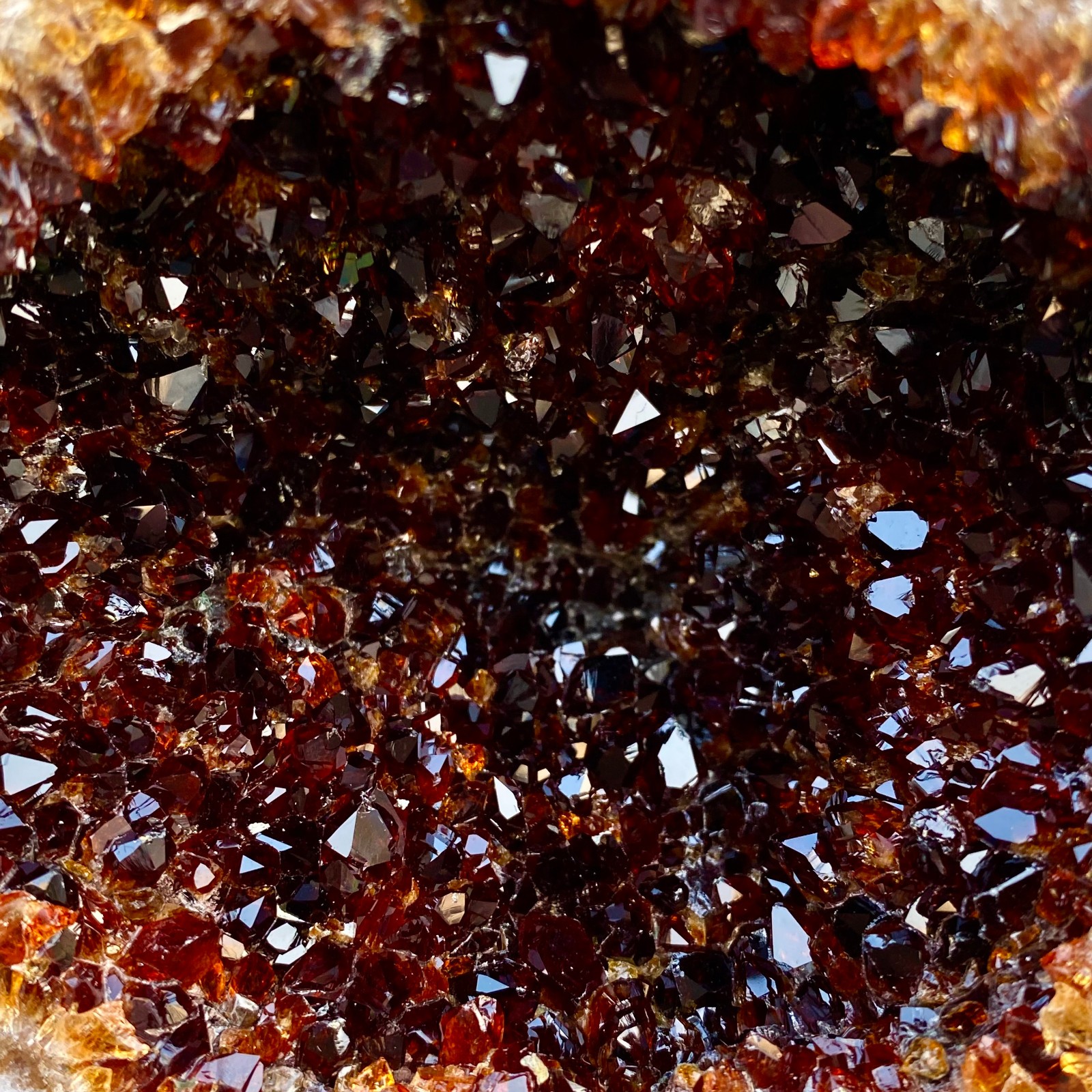 9.72LB Natural citrine cave citrine cluster dinosaur specimen Reiki