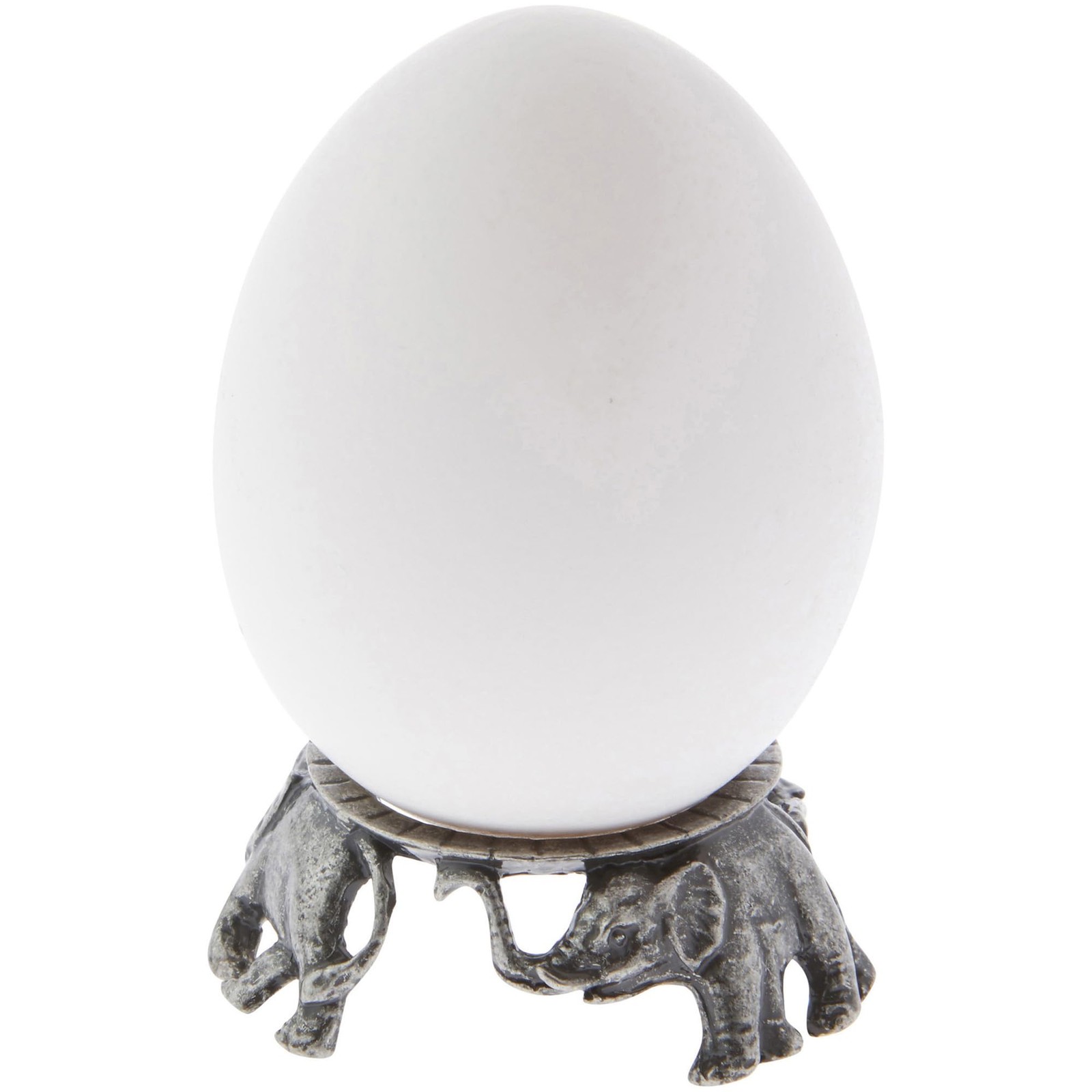 ‘s Pewter Egg Stand/Holder, Elephants, 0.875″ Diameter (Fits Hen Sized Eggs)