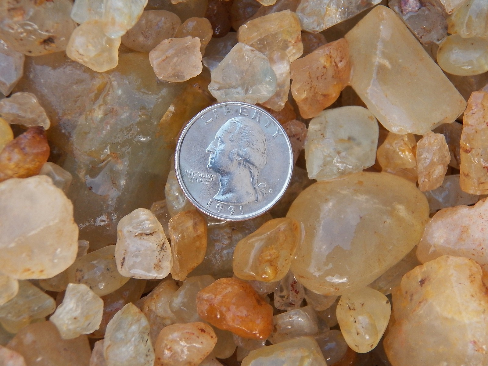 1000 Carat Lots of Unsearched Topaz Rough – Plus a FREE Faceted Gemstone