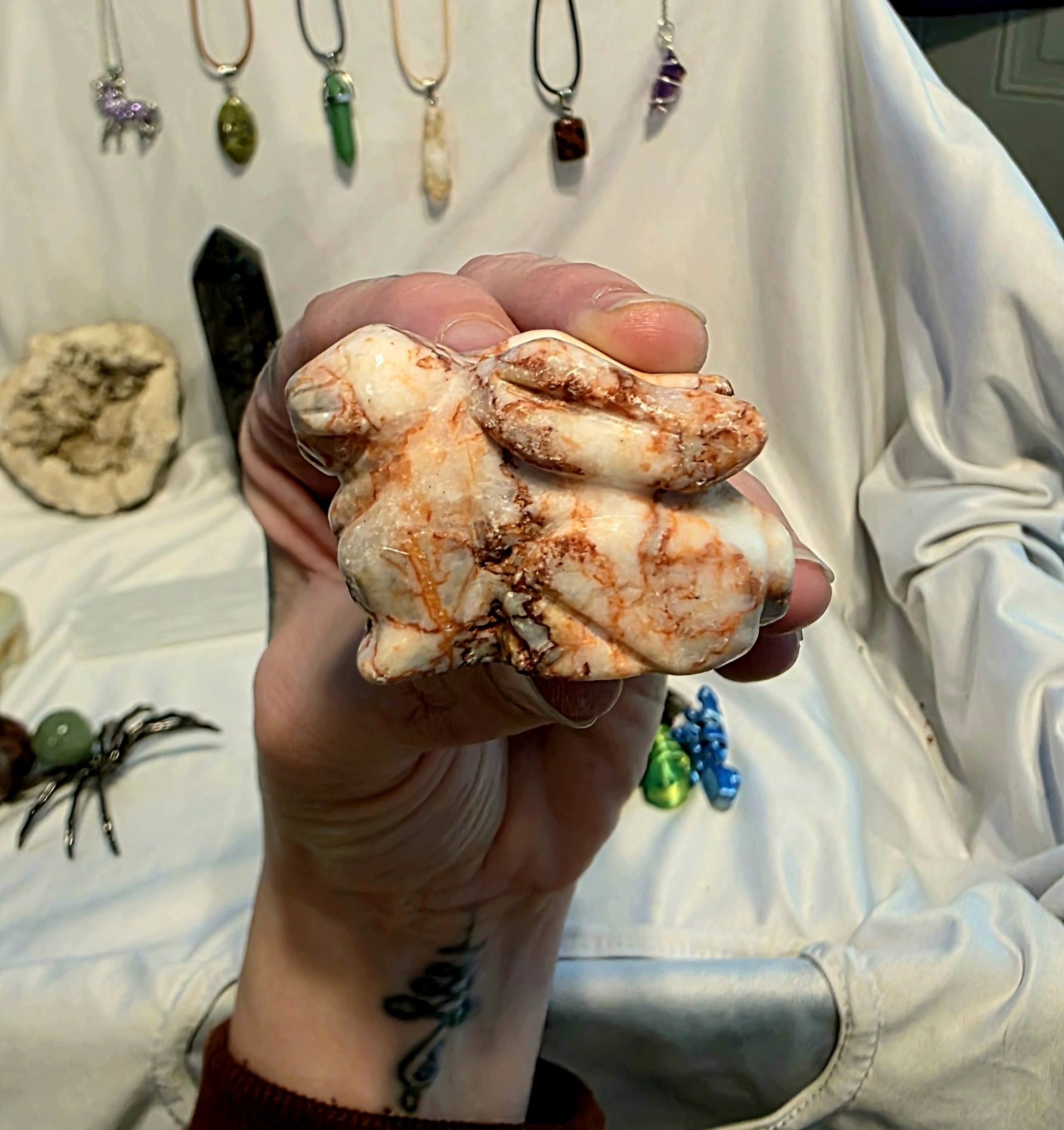 Large Lot SALE Crystal Mineral Specimen Figure Jewelry Tower Spider Sphere Usa