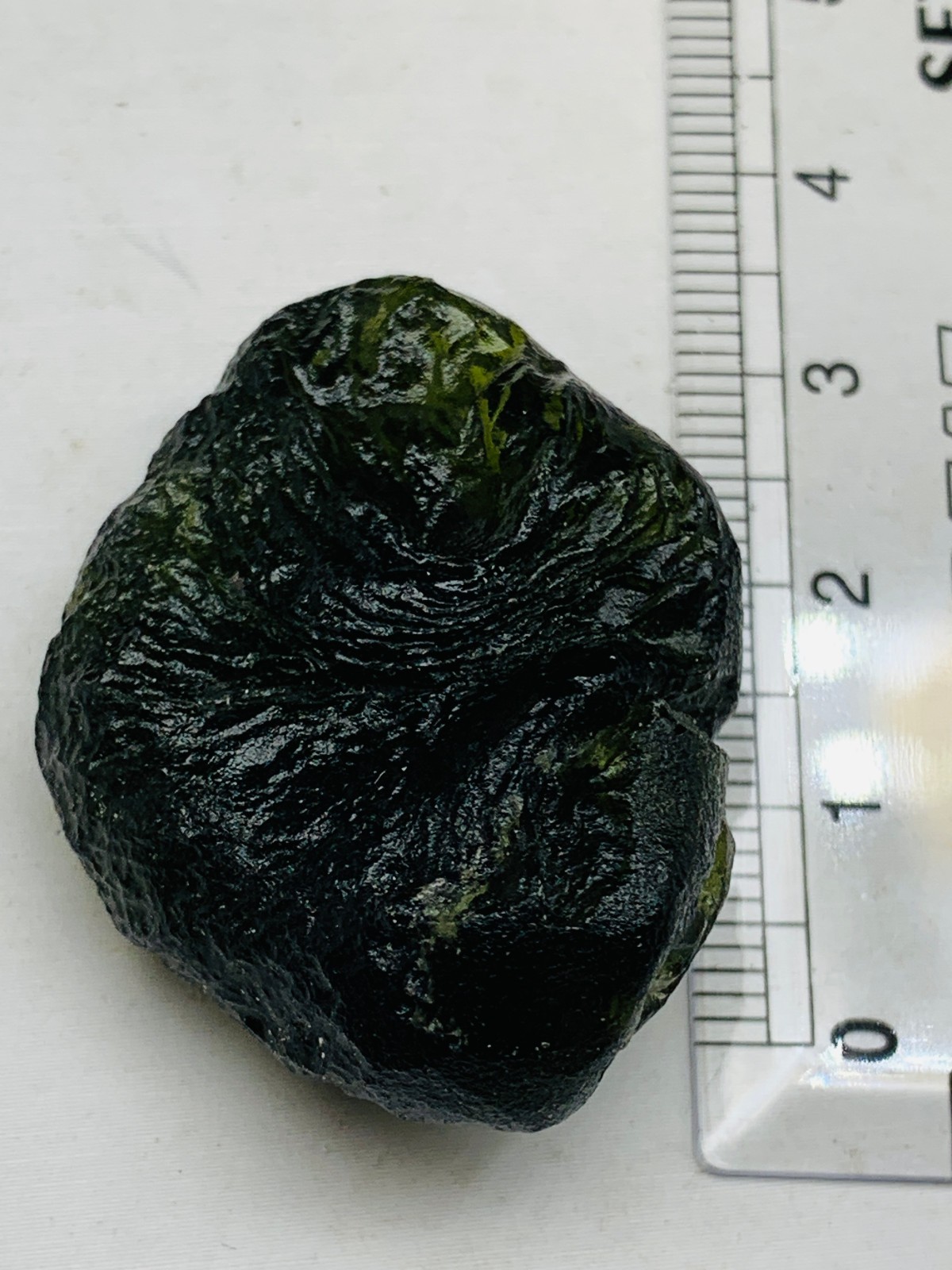 TOP Moldavite Raw Moldavite Crystal from Czech Republic PICcertificate 76CT