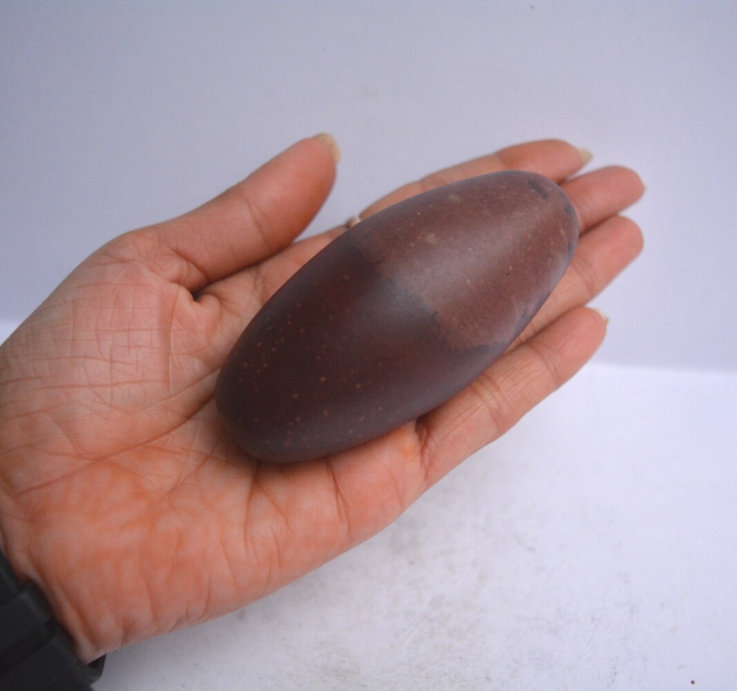 Shiva Lingam Narmada River India Lingam Crystal Stone & Home Decor Gift~165