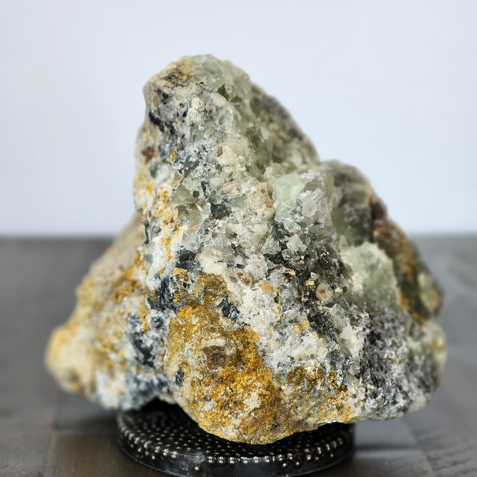 3 lb 5.9 oz Fluorite Crystal Cluster 5.5″