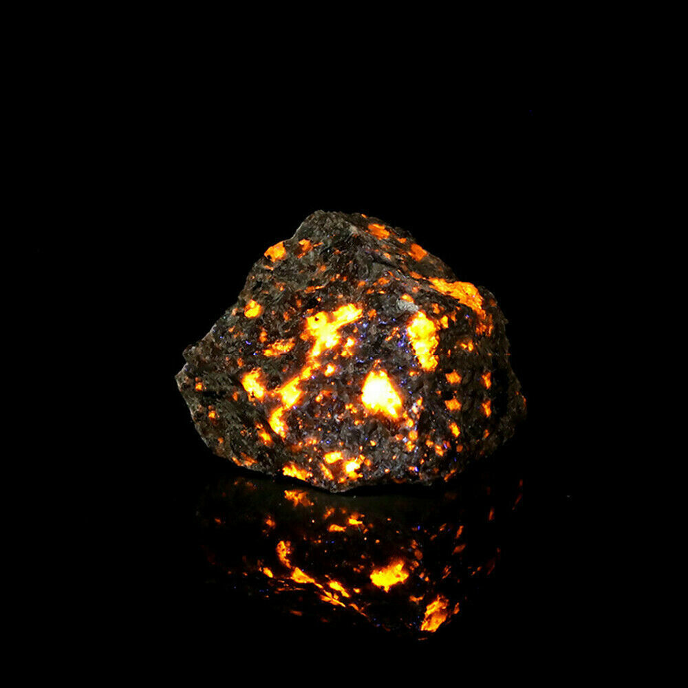 Natural 200g Rough Yooperlite Flame Fire Stones Mineral Specimen 99.99% Rock DIY