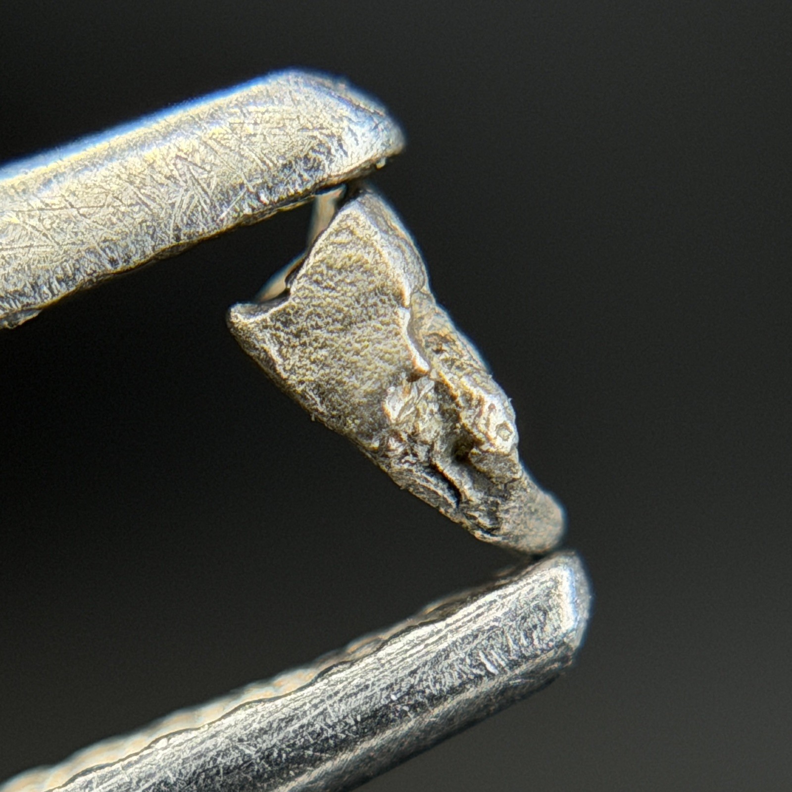 Natural Native Platinum Crystal Specimen Konder Russia 0.190 g