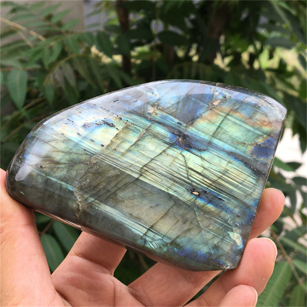 370g Natural Labradorite Mineral Quartz Crystal Mineral Reiki healing