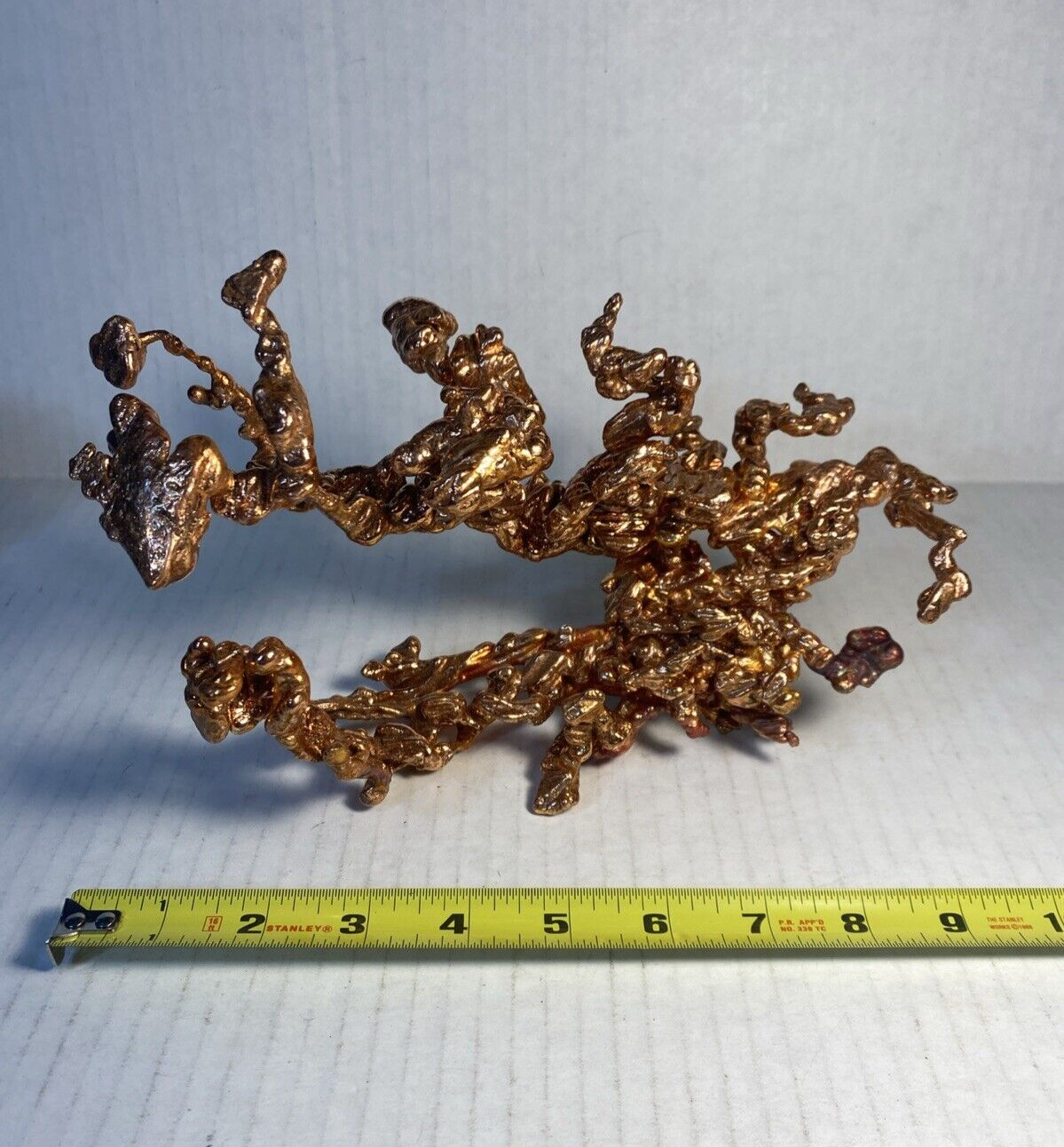 Copper Cluster 2 Lb 13.1 oz. 9 1/2″ x 6″ x 6 1/8″ Splash Specimen Michigan