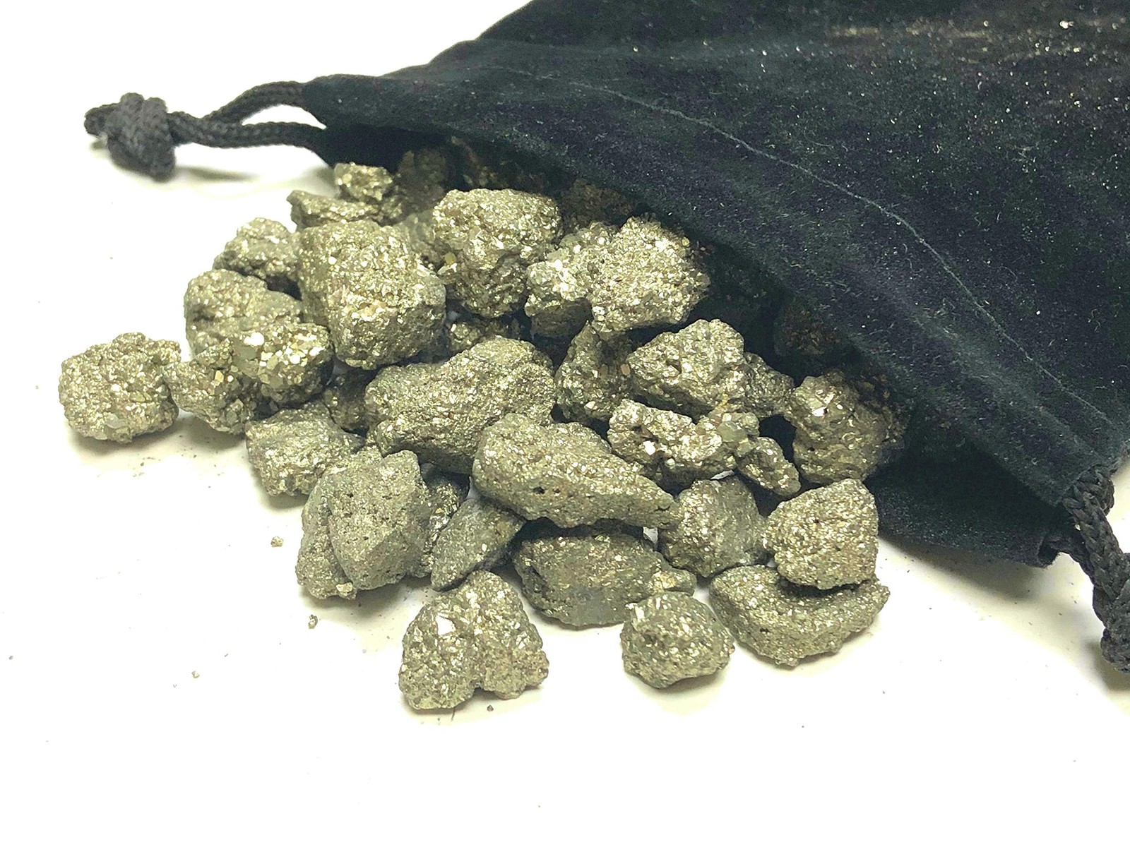 Natural Rough Pyrite Fools Gold 1/2″ Pieces (1/2 Pound)