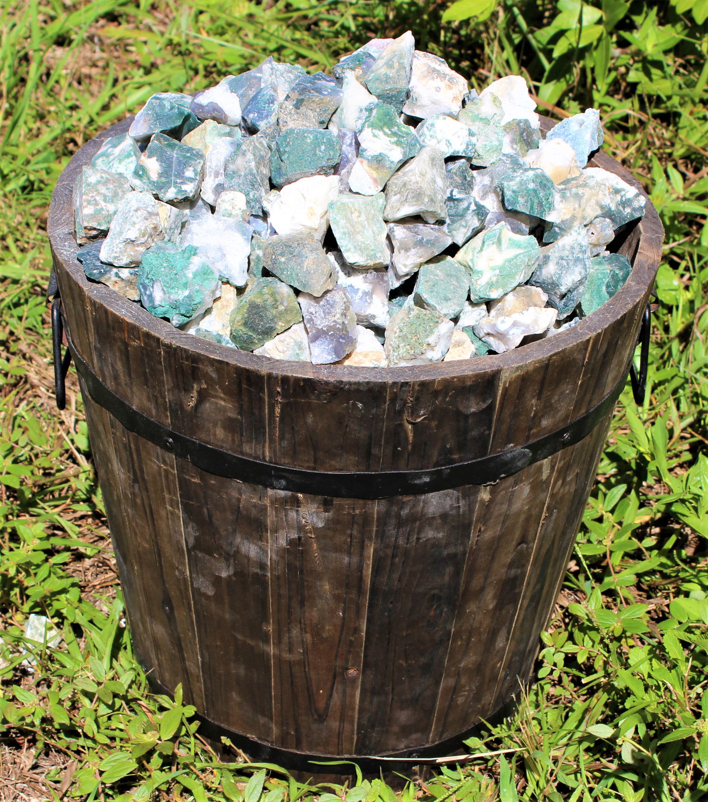 5 lb HUGE Bulk Lot Natural Rough Tree Agate (Raw Crystal Rocks 11000+ Carats)
