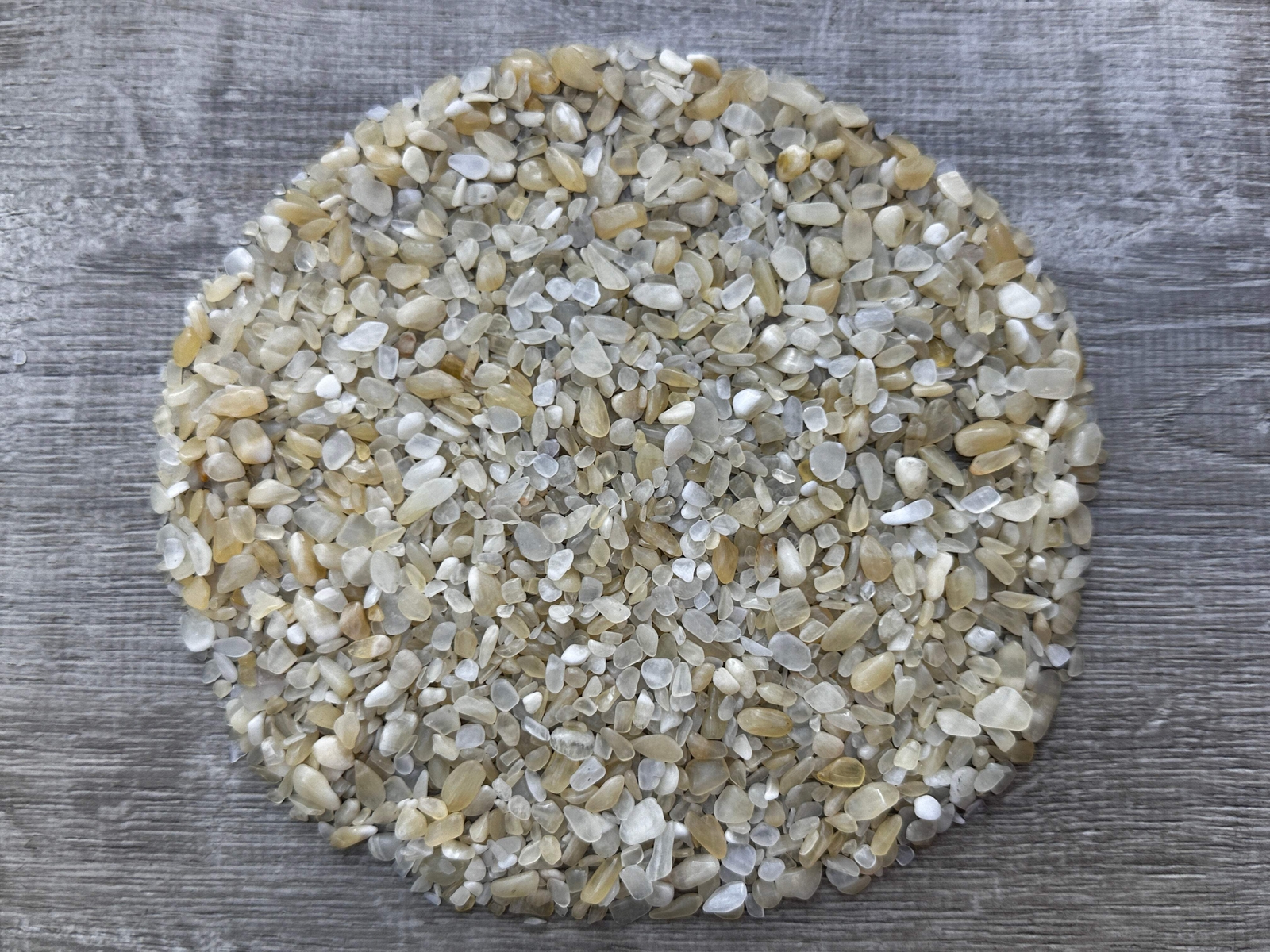 Yellow Calcite Semi Tumbled Gemstone Mini Chips 3-9 mm, Wholesale Bulk Lot