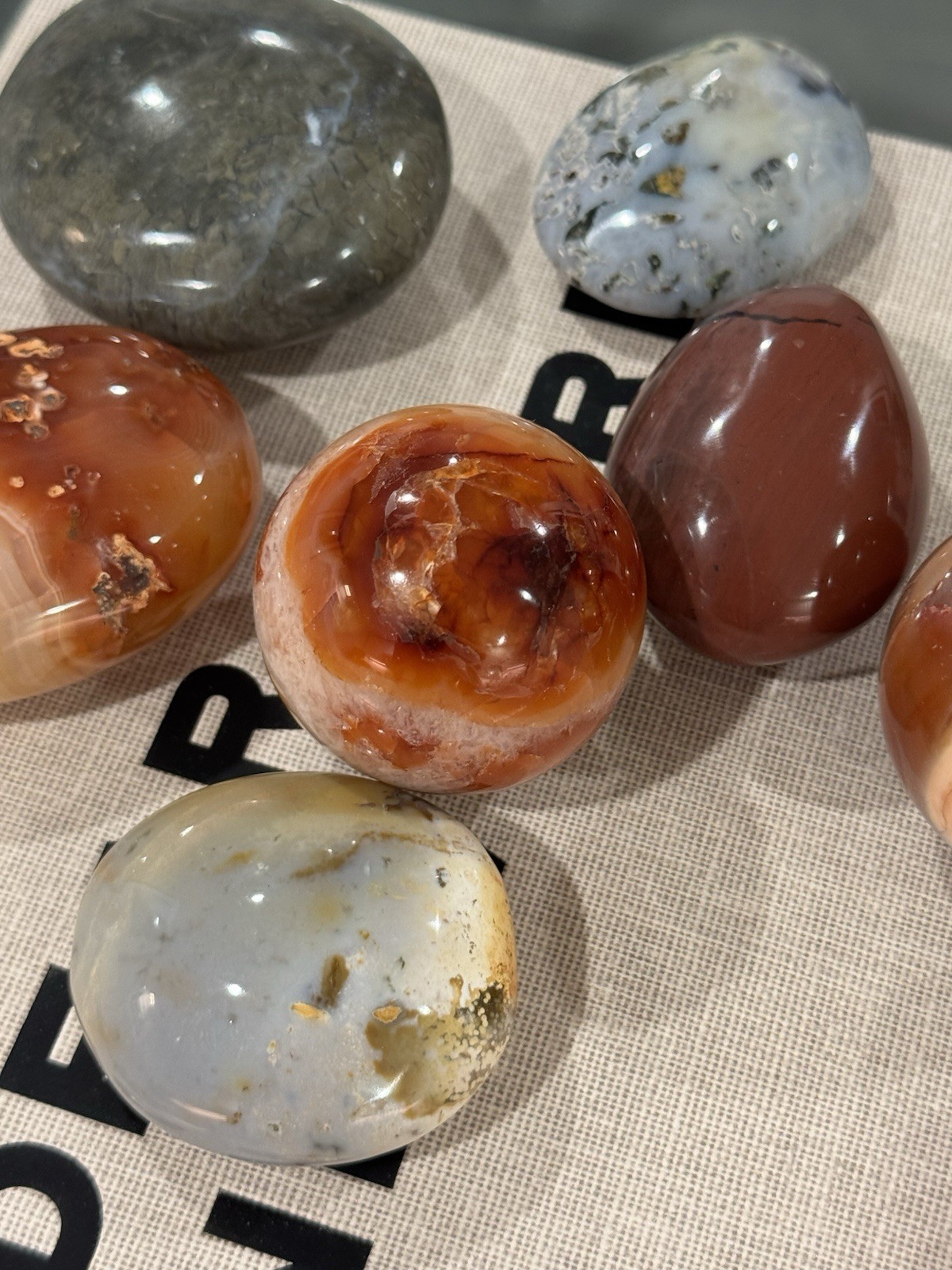 Mixed Polished Crystal & Mineral Lot – Spheres, Palm Stones, Hearts, Points