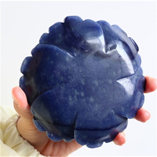 0.54kg Natural Blue Aventurine Flower Reiki Crystal Decor Mineral Specimen Gift