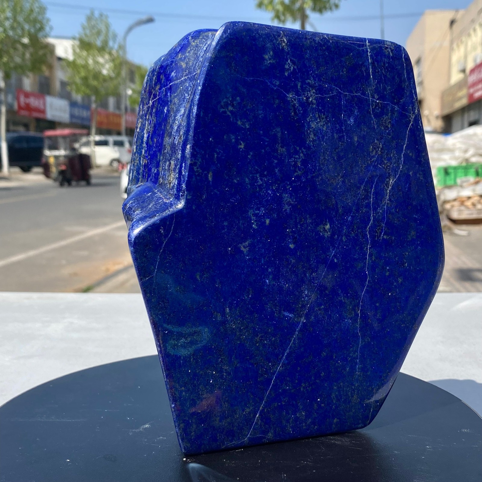 7.71LB Natural Stone Lapis Lazuli Freeform Polished Crystal Mineral Specimen