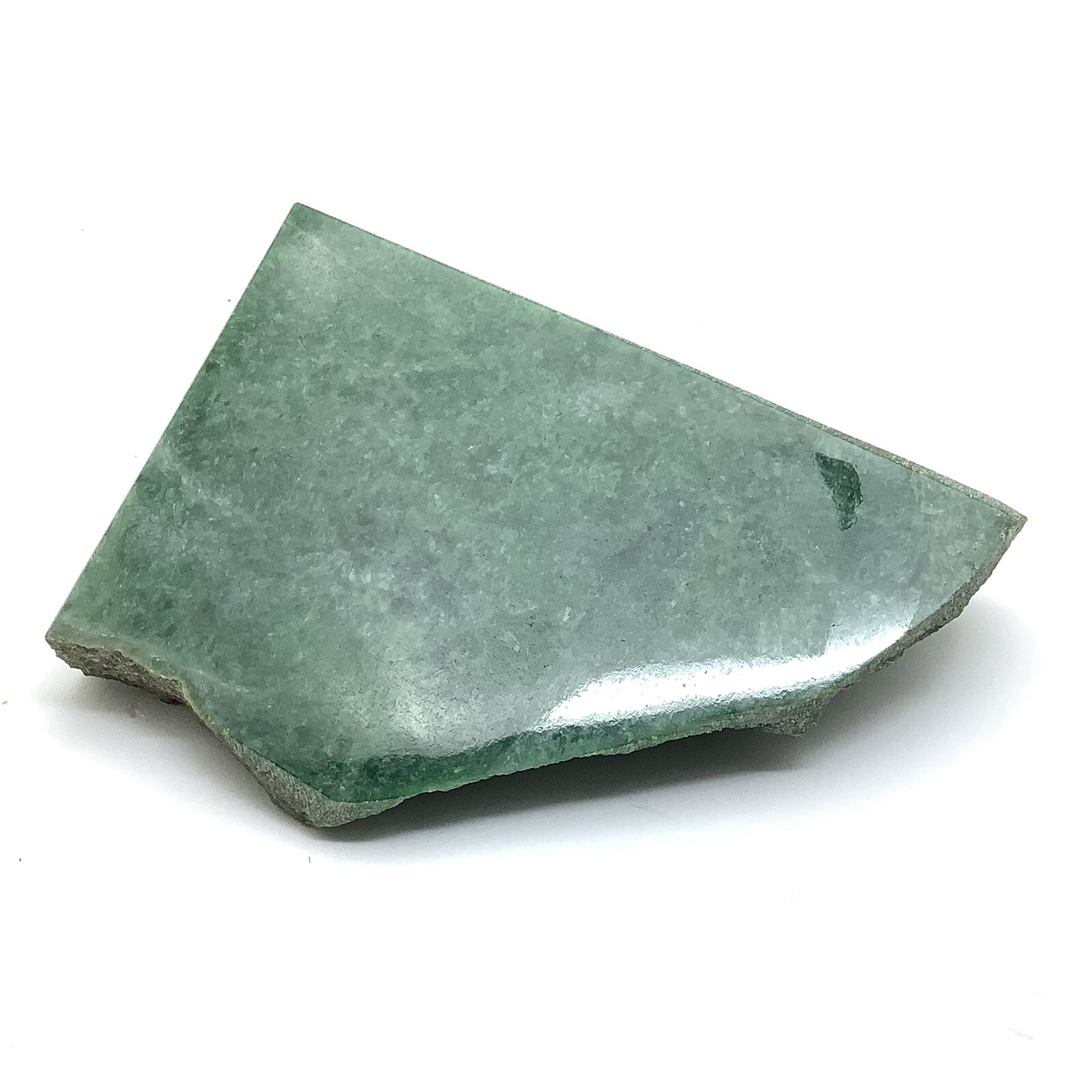 Siberian Jade Stone Chromium Green Jadeite Jade Lapidary Stone Siberia 143g