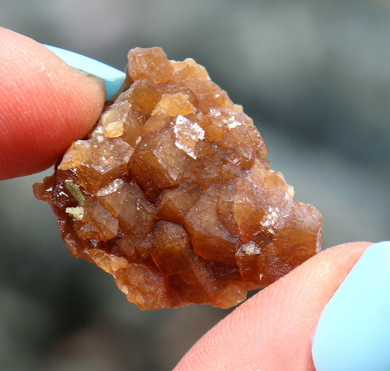 Andradite Garnet Gemmy Golden Brown From Dal’negorsk Russia 2.7 Cm’s