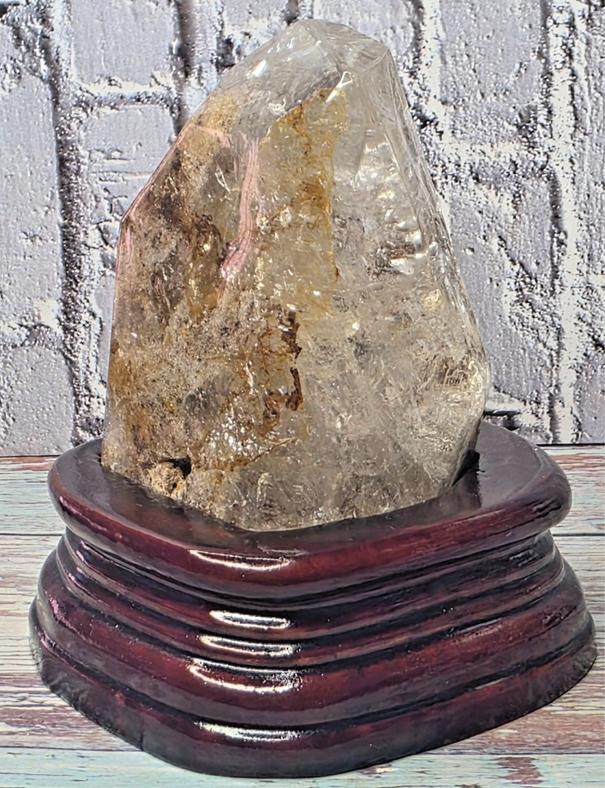Natural Thousand Layer Garden Quartz Golden Healer Hunan China Rainbow Crystal