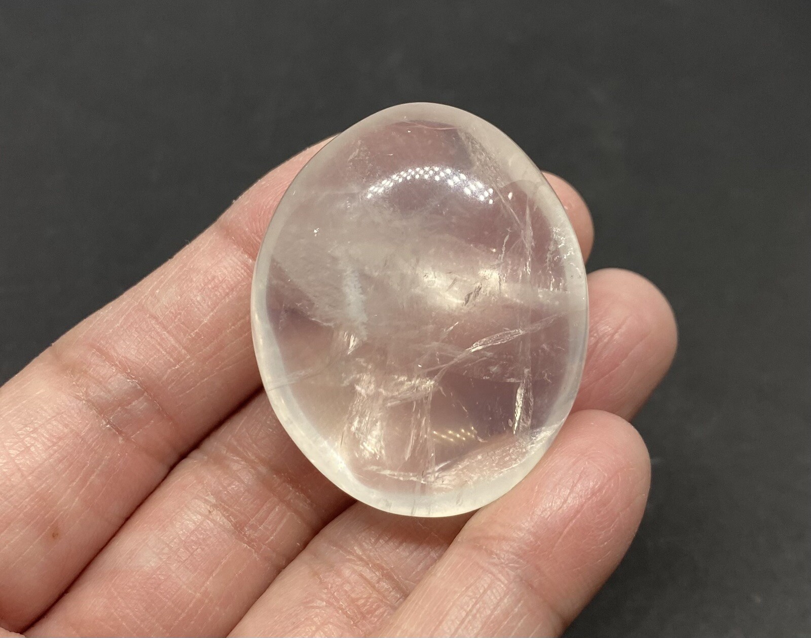 Girasol Genuine Quartz Stone from Madagascar 35g over 1 1/2in