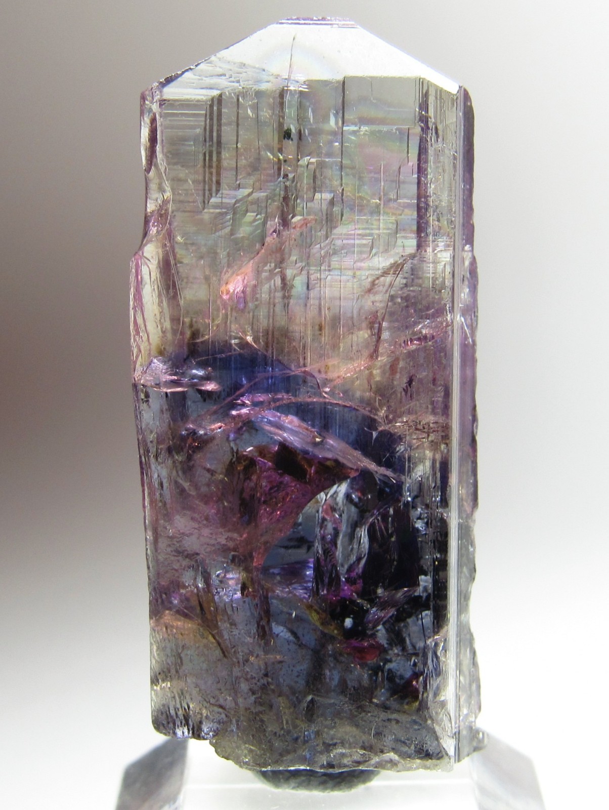 ENTICING ULTRA RARE UNHEATED IRIDESCENT FANCY COLOR GEM TANZANITE!!!! TANZANIA