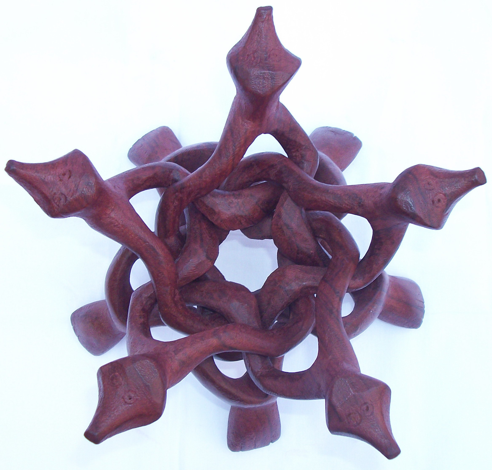 Wooden Hand Carved five Leg Stands for Crystal Balls, Spheres, Eggs, Minerals