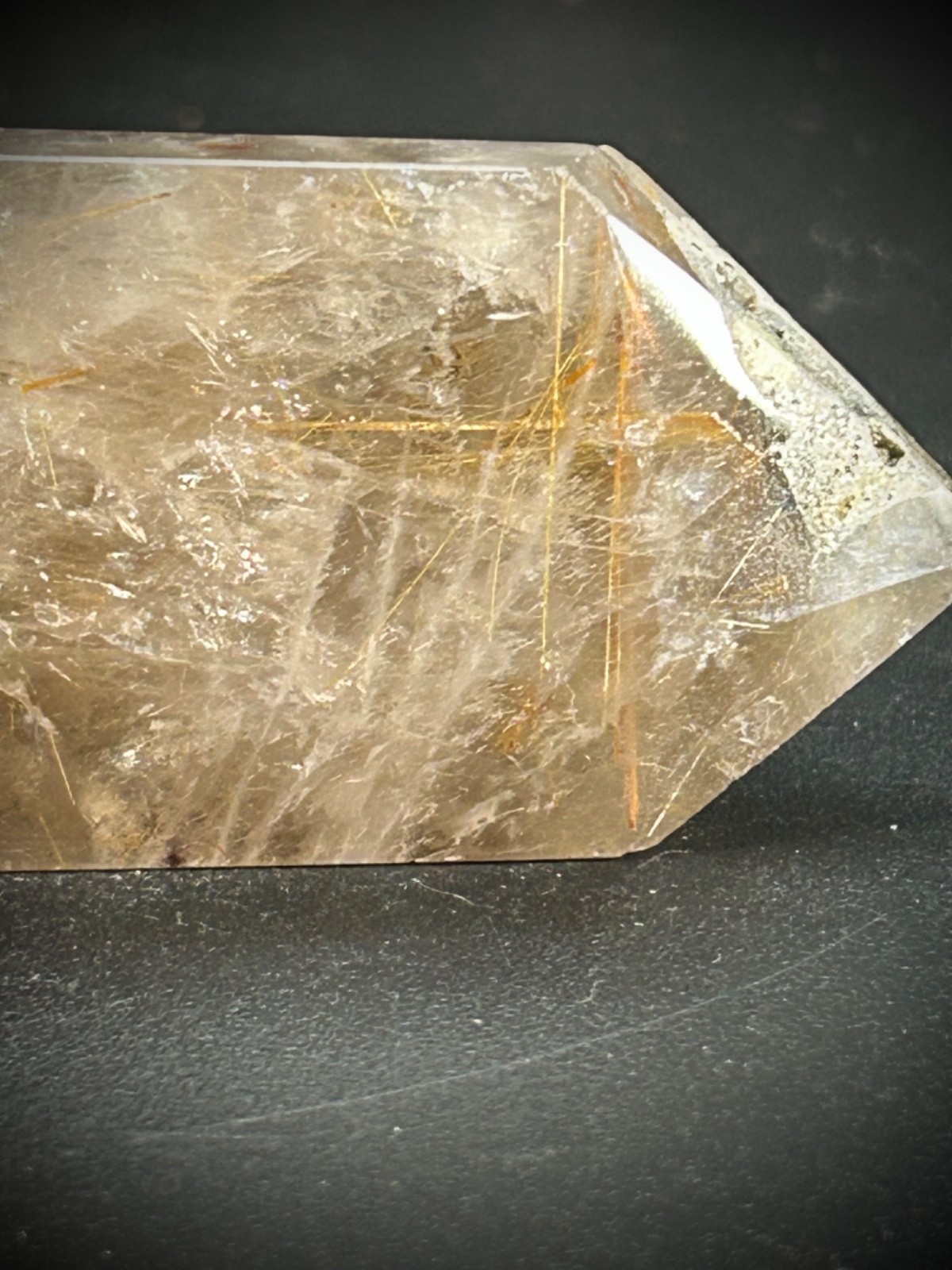 2.96″ Gold Rutilated Lodolite (Garden) Quartz Freeform 2.6oz (72 grams)