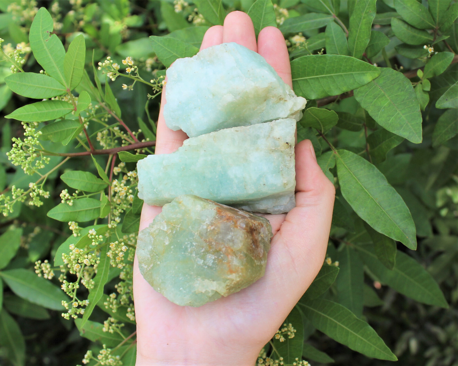 LARGE Rough Aquamarine Natural Chunk, 2″ – 3″ (Raw Aquamarine, JUMBO)