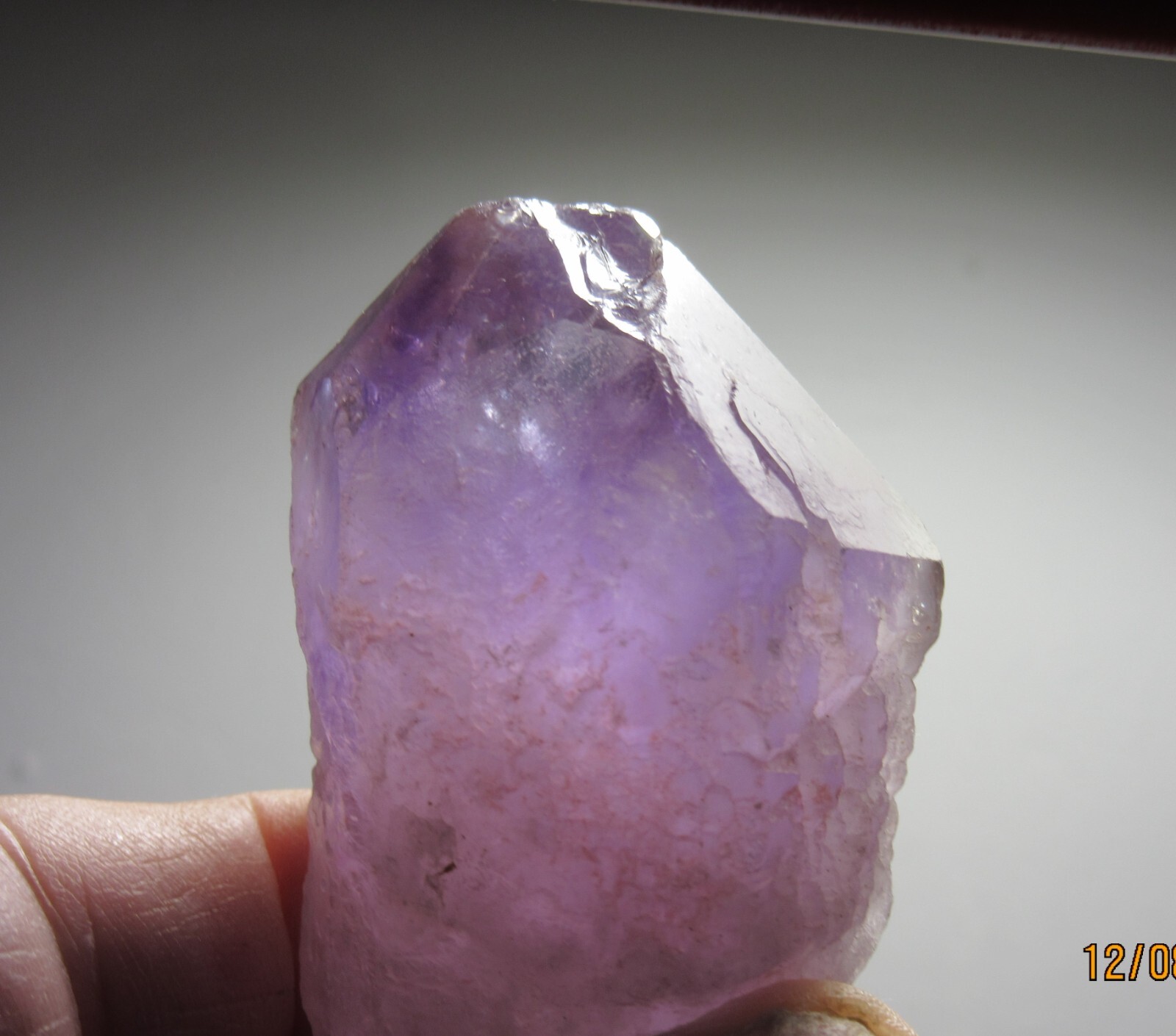 Amethyst Quartz Crystal Point 2 5/16″ Rough Collectible Reiki AQPR-1