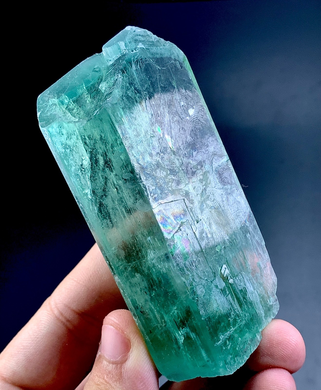 551 Carat Hiddenite Kunzite Crystal Specimen From Afghanistan