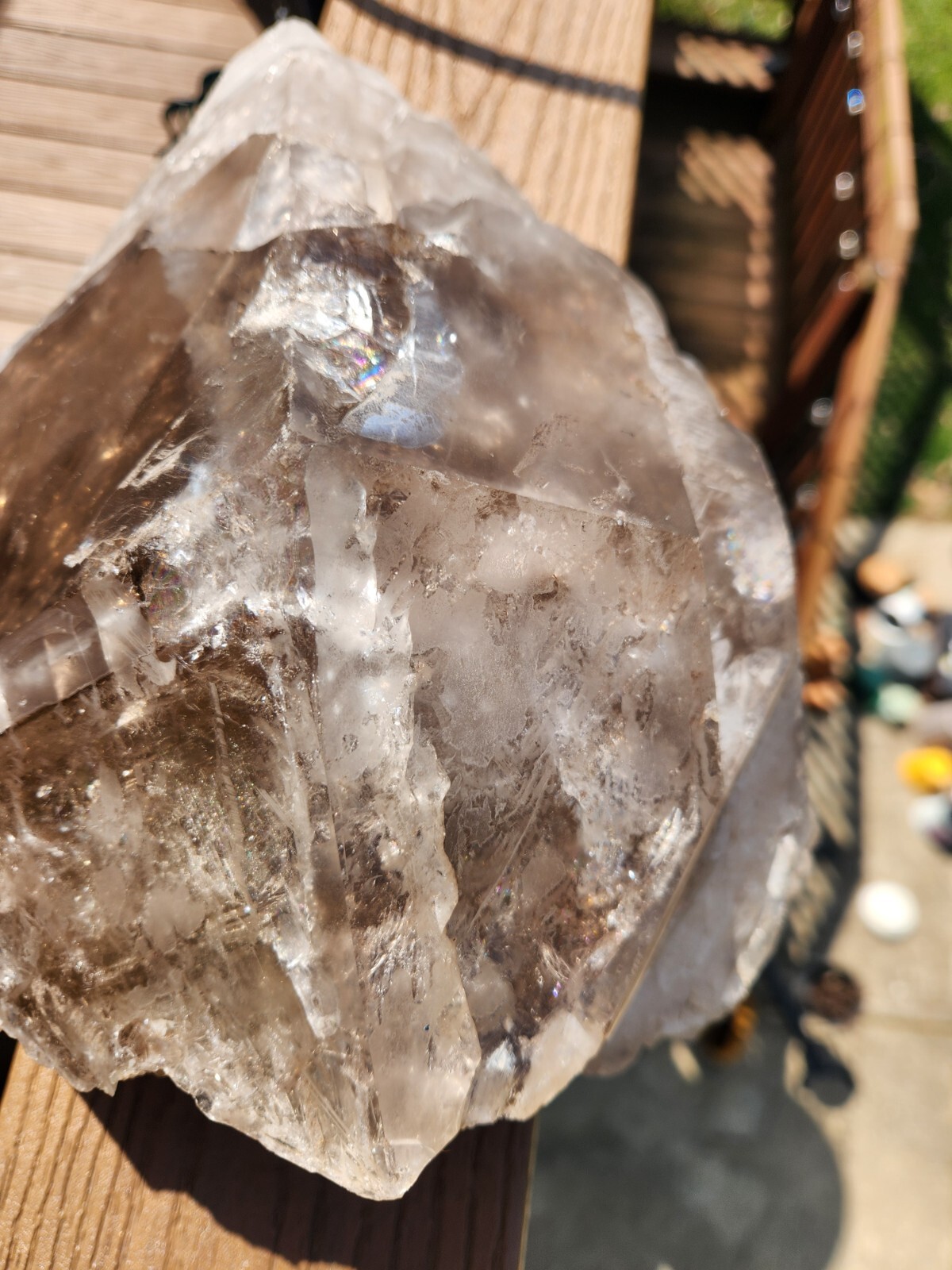 Massive Skeletal quartz scepter