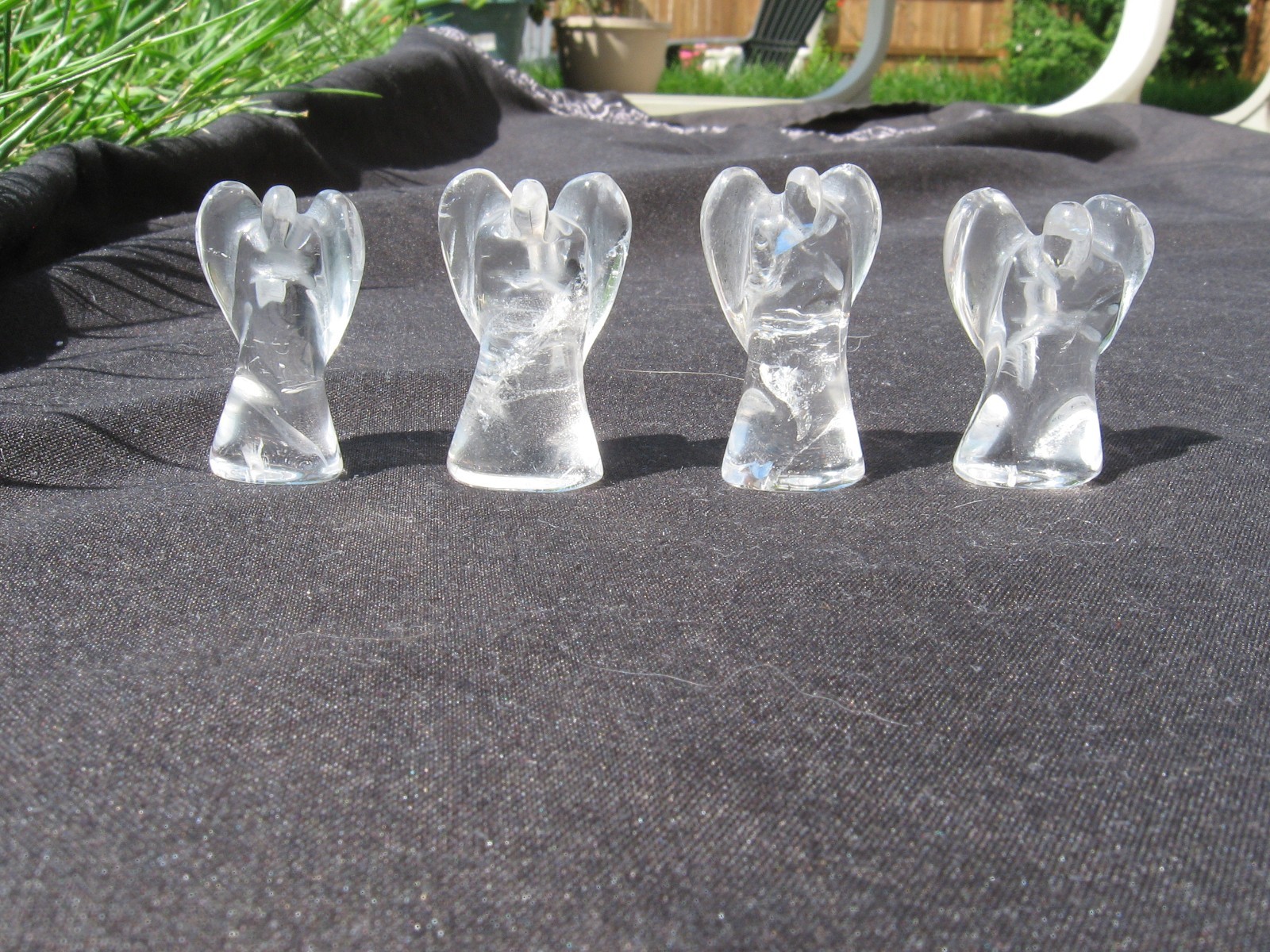 1 Angel Quartz Crystal Carving 1-3/16″ – 1-5/16″ Brazil