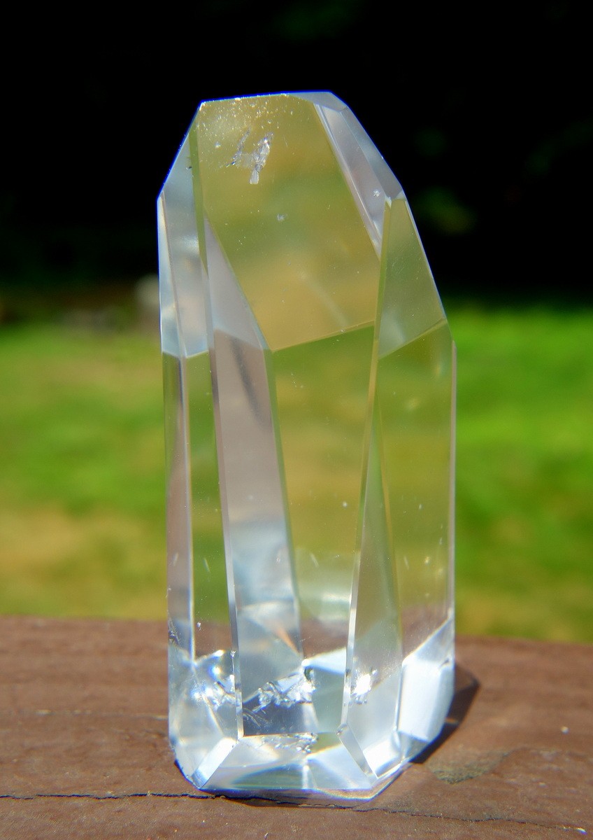 Polished Lemurian Quartz Free Form Crystal