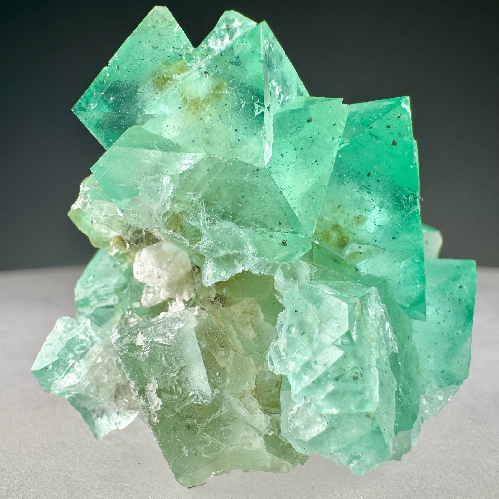 Fine Fluorite Crystals: Riemvasmaak, Northern Cape Province, South Africa