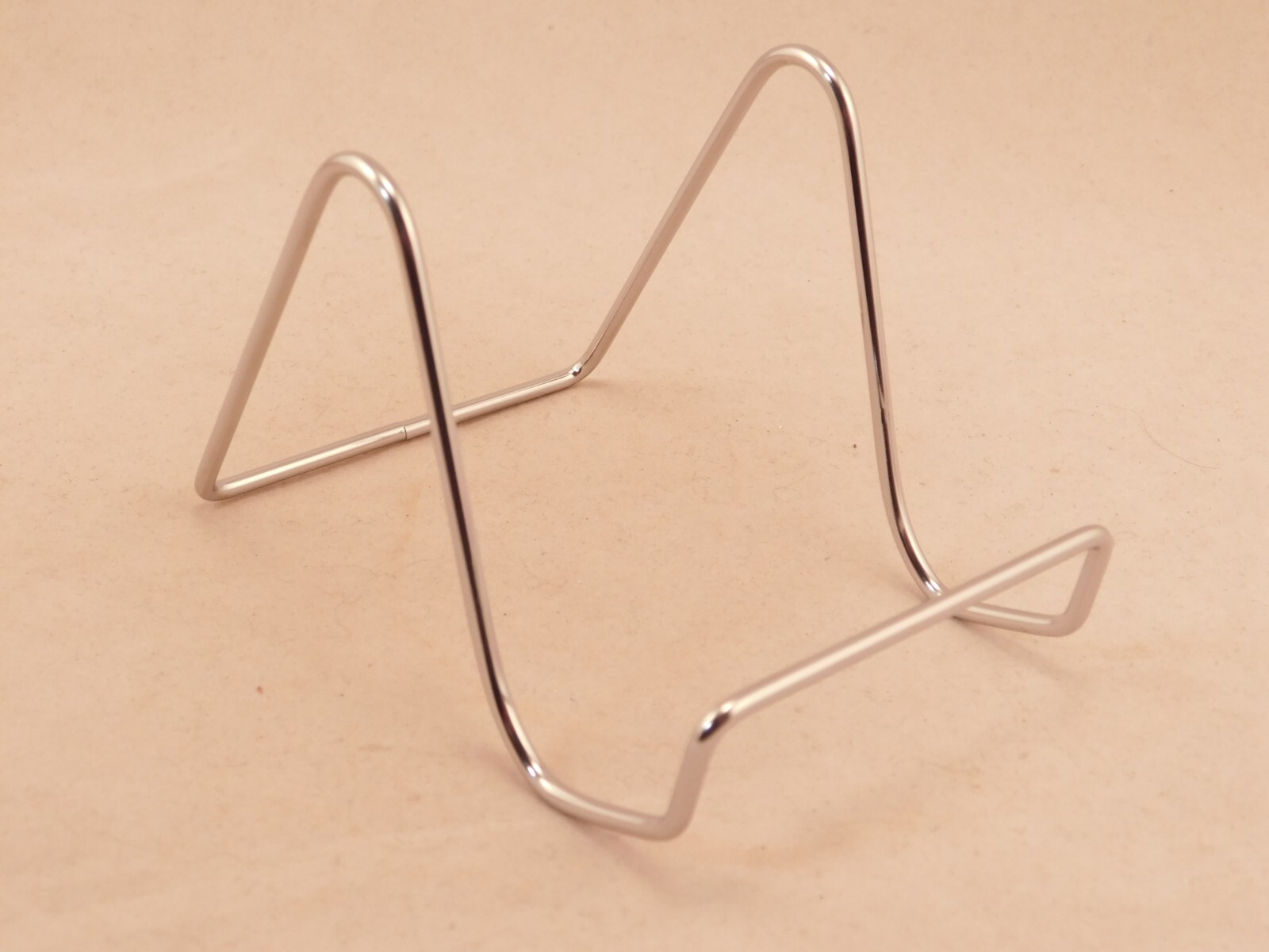 Easel Display Stand Metal Small Size Chrome / Silver