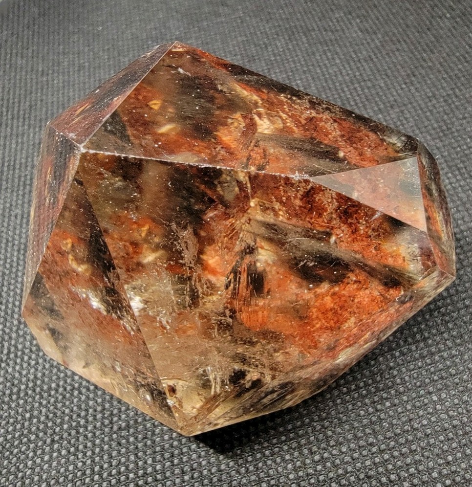 Red Free Form Garden Quartz with Rainbows