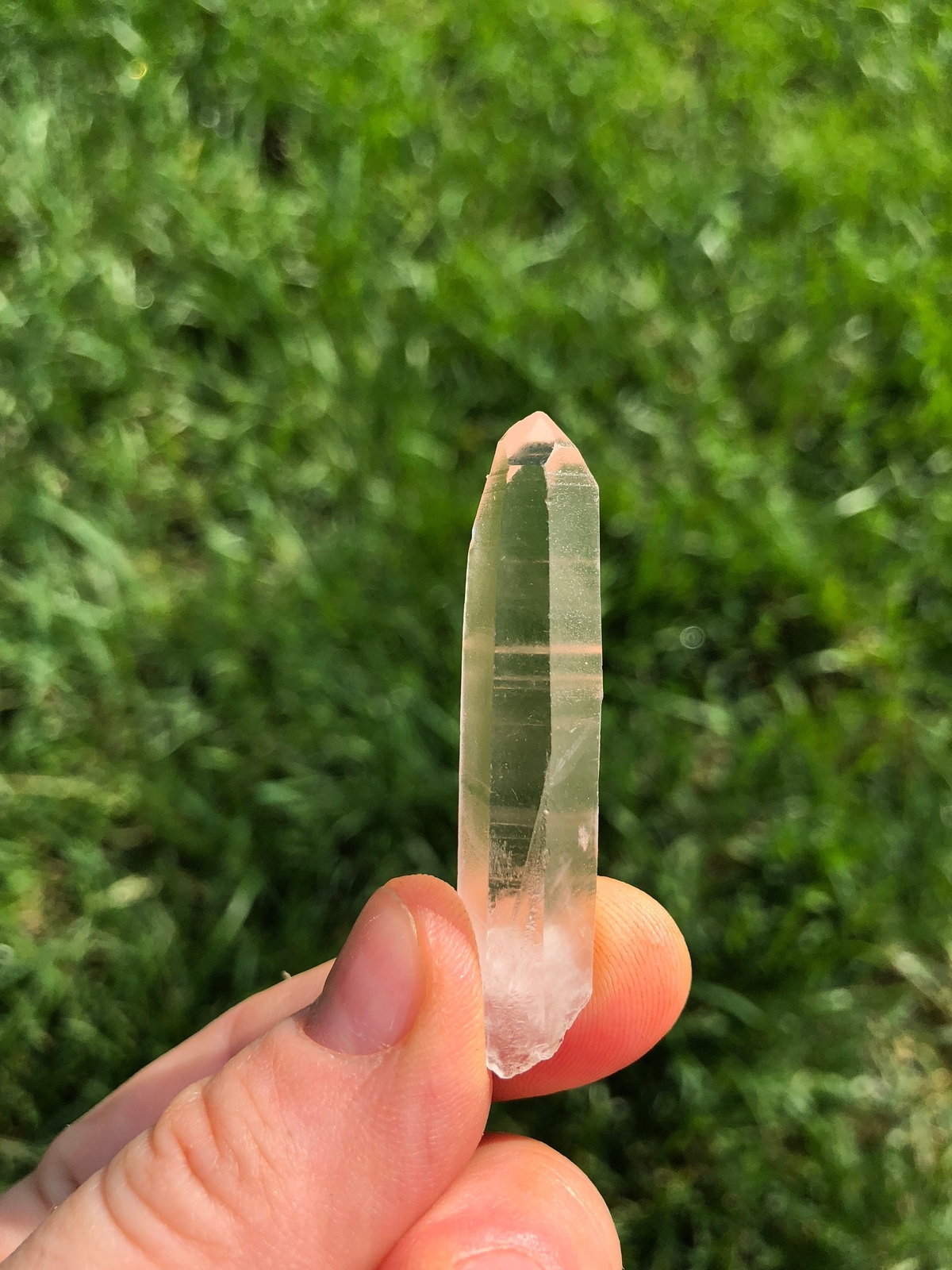 Raw Lemurian Quartz Crystal Point – Natural, Natural Lemurian Quartz from Brazil
