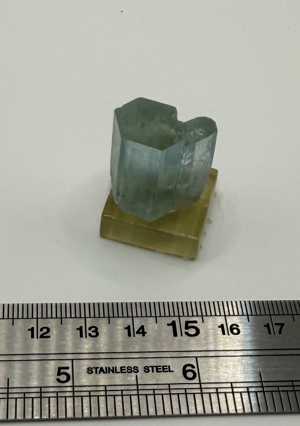 Natural Aquamarine Crystal From Pakistan – Beautiful Blue Beryl Specimen 13.2 g
