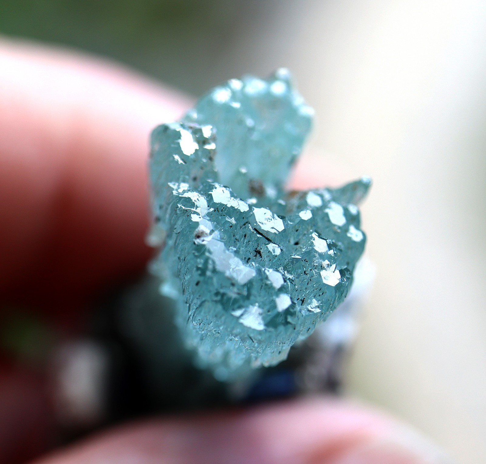 Etched Aquamarine, Schorl and Feldspar. Erongo Region, Erongo, Namibia