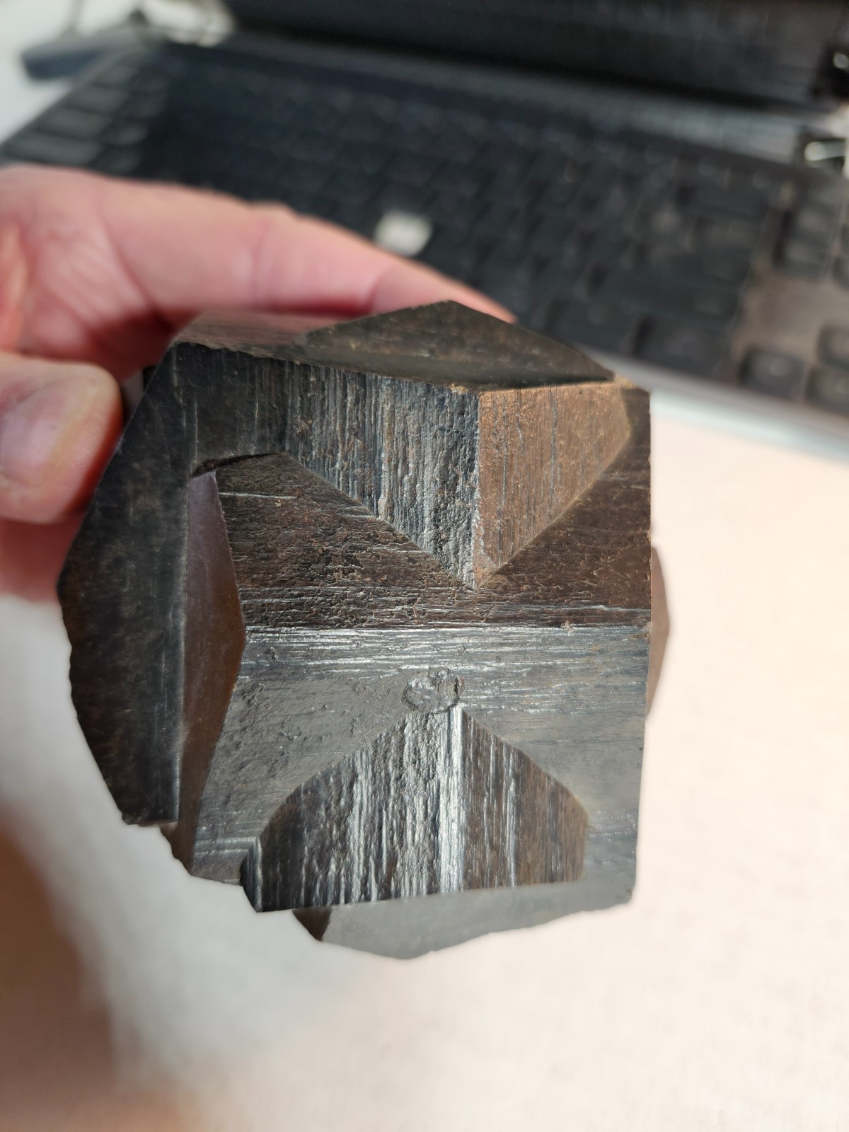Huge 1 .25 Kilo “Iron Cross” Twinned Pyritohedron, Gachala, Colombia