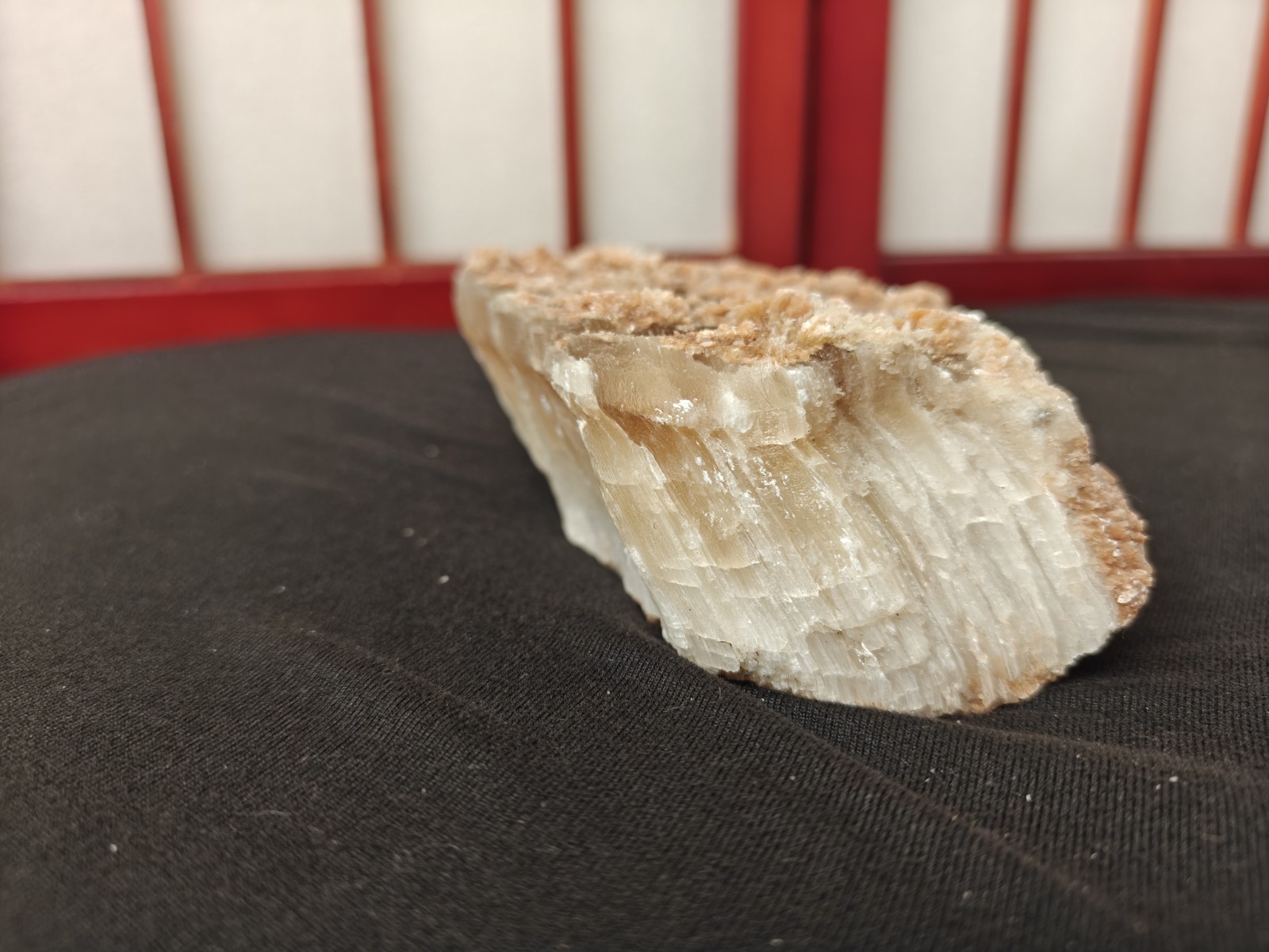 Natural Satin Spar Gypsum “Selenite” Rough Crystal Specimen 1 lb 4.7 oz Raw Mine