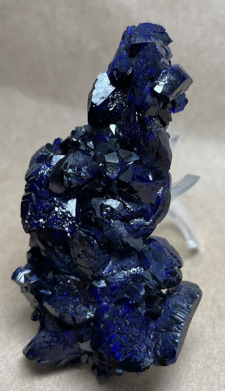 ~ 3 3/8” high x 1 3/4” x 7/8”, AZURITE, Milpillas Mine, Mexico