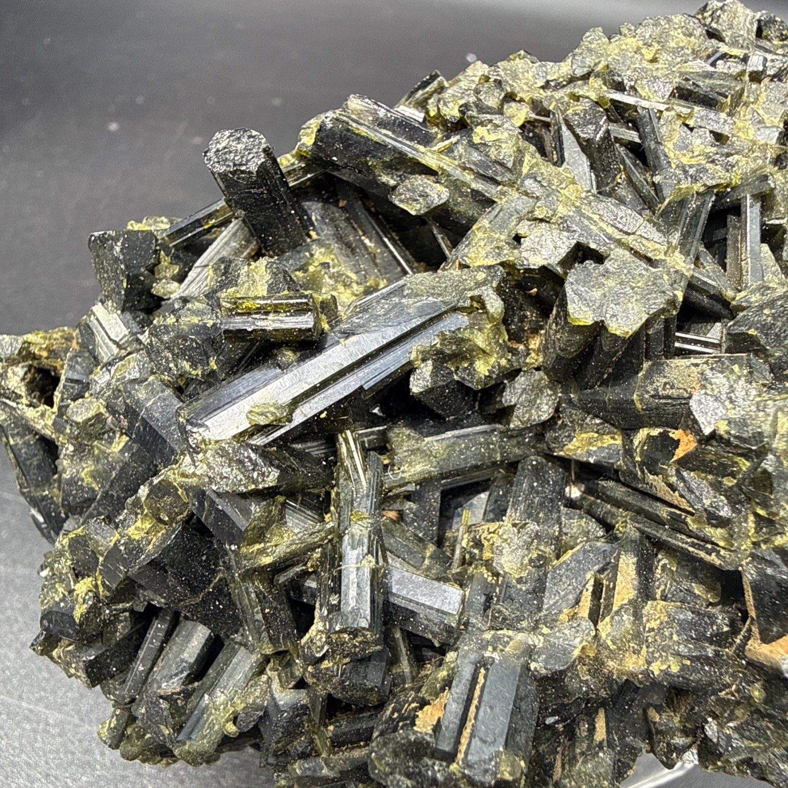 2 Lb Large Natural Epidote On Matrix From Pakistan. A+ Specimen,Minerals,Gems.