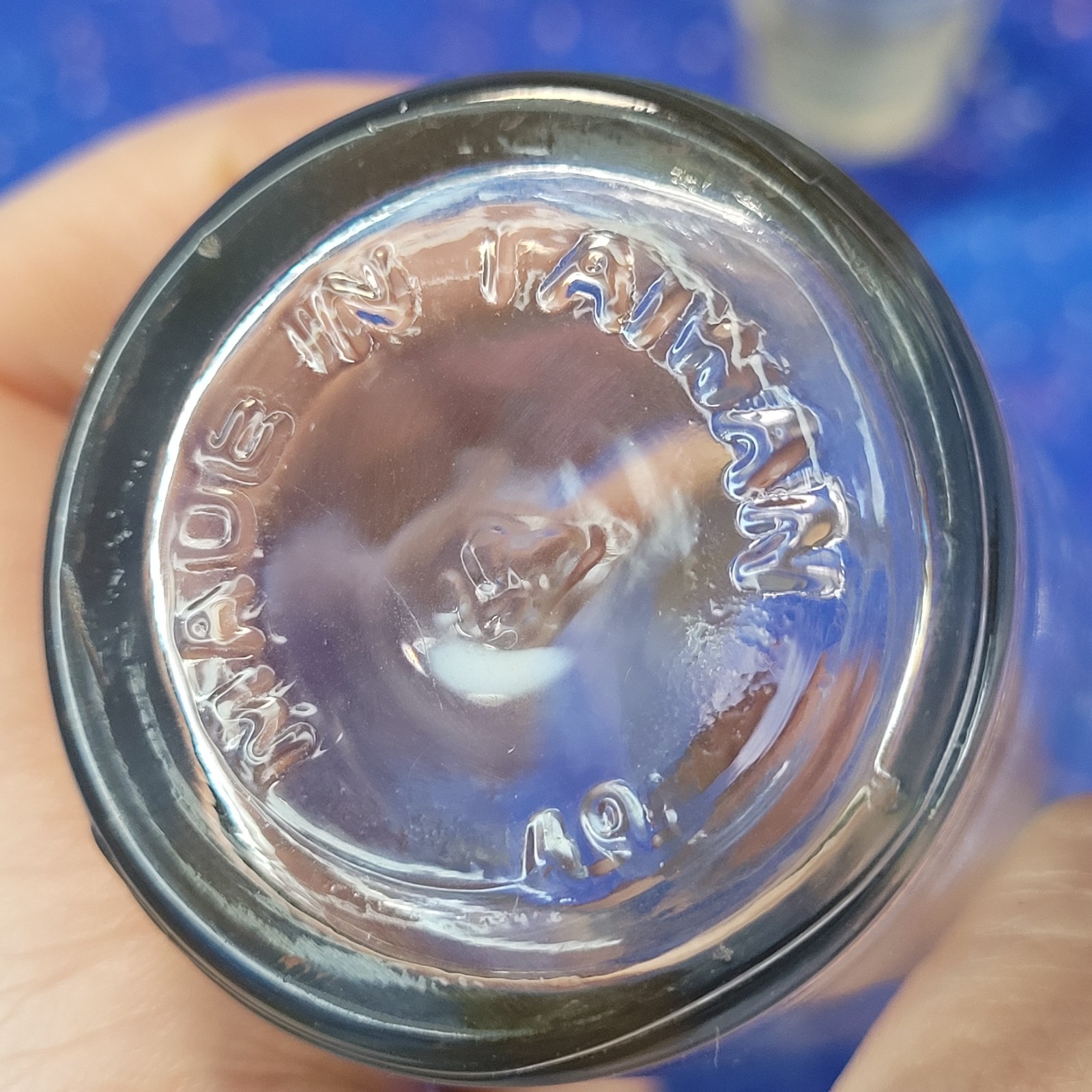 Ocean Jasper Natural Stone Tumbles in Vintage 4 oz Apothecary Glass Jar *Video*