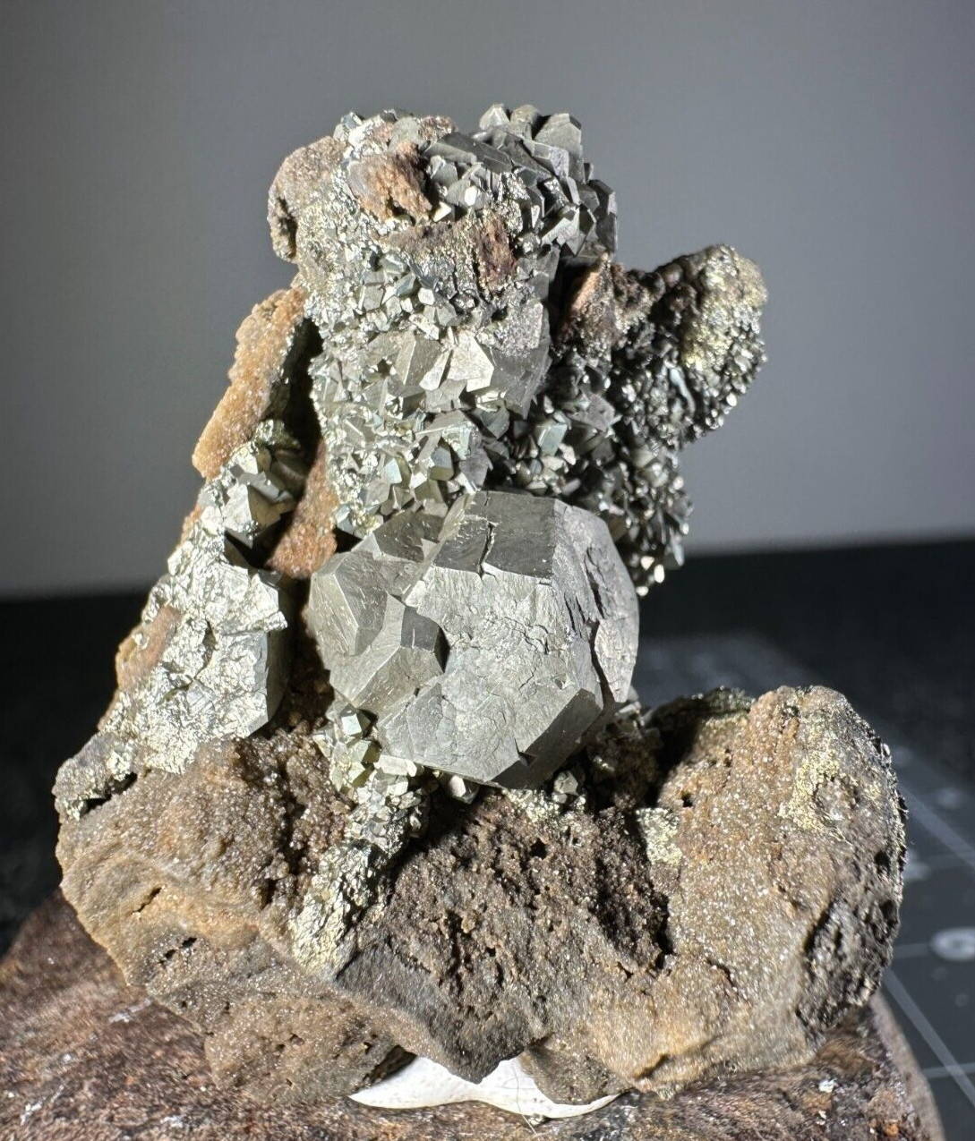 ➤ 1-3/4 Inch PYRITE CRYSTAL CLUSTER Pleasant Ridge Rensselaer Indiana VIDEO➤421