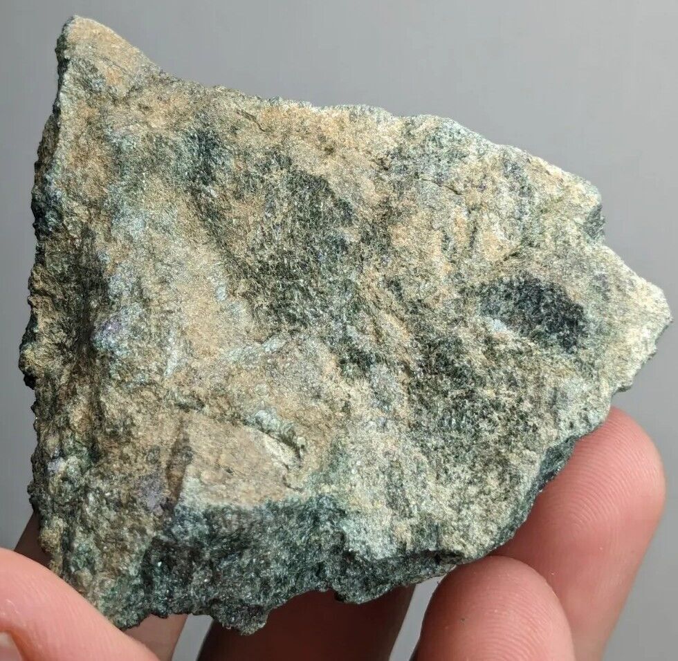 Beautiful sharp magnetite crystal with beautiful natural pattern on matrix rock