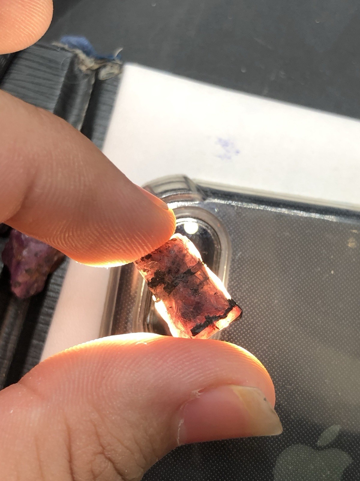 206.80 Ct / Natural Rough Winza Sapphire From Tanzania Mine, Big size, Crystal.